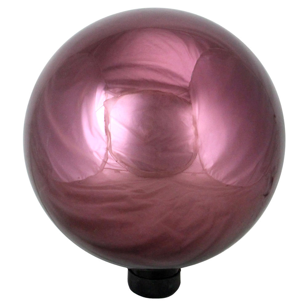 Northlight 10" Shiny Burgundy Outdoor Patio Garden Gazing Ball