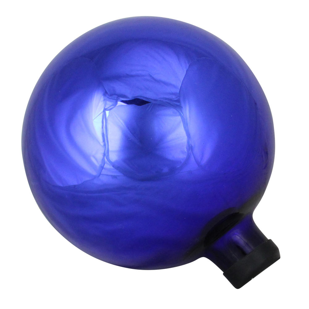 Northlight 10" Shiny Royal Blue Glass Outdoor Patio Garden Gazing Ball