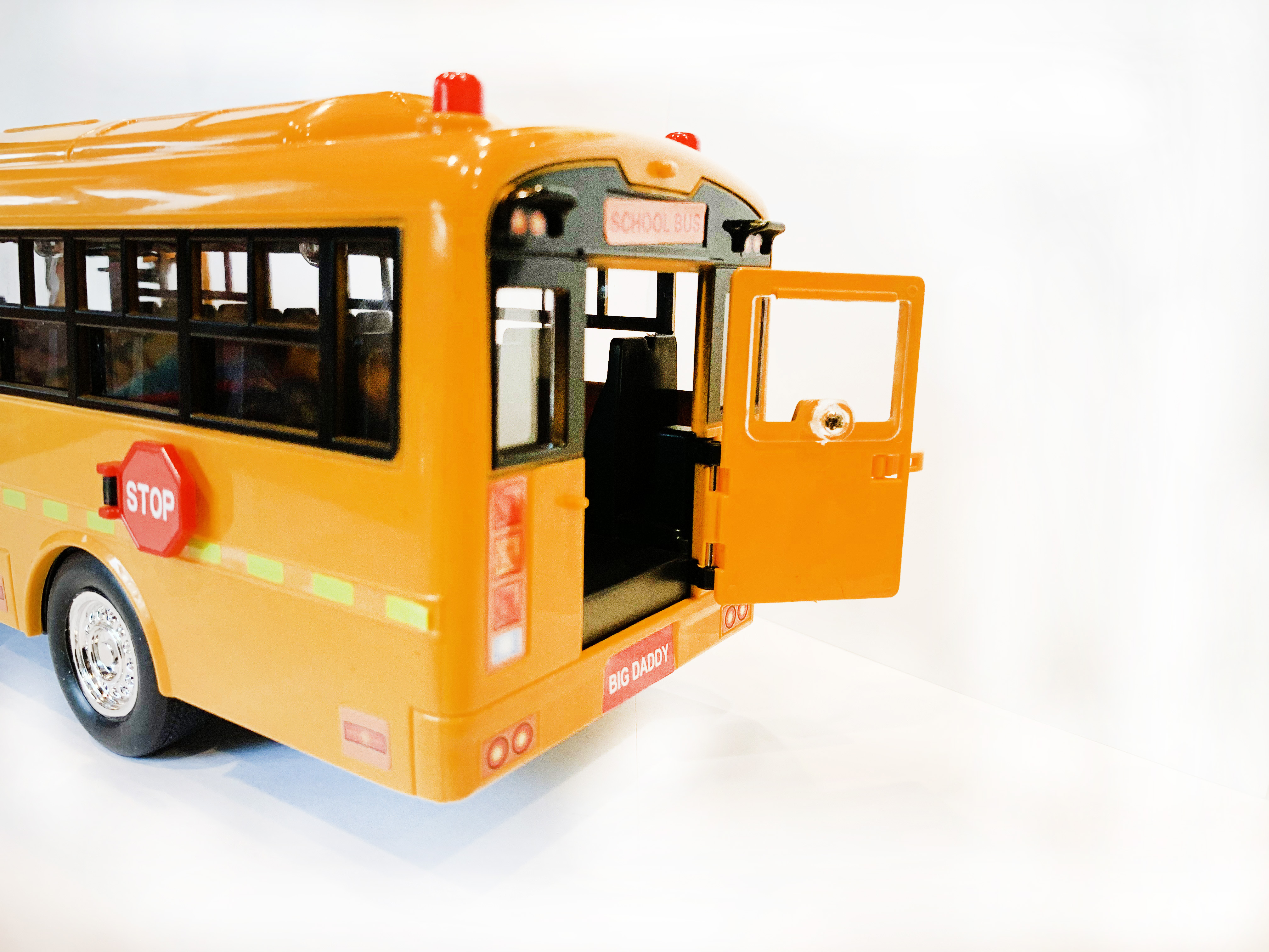 toy school bus with working lights