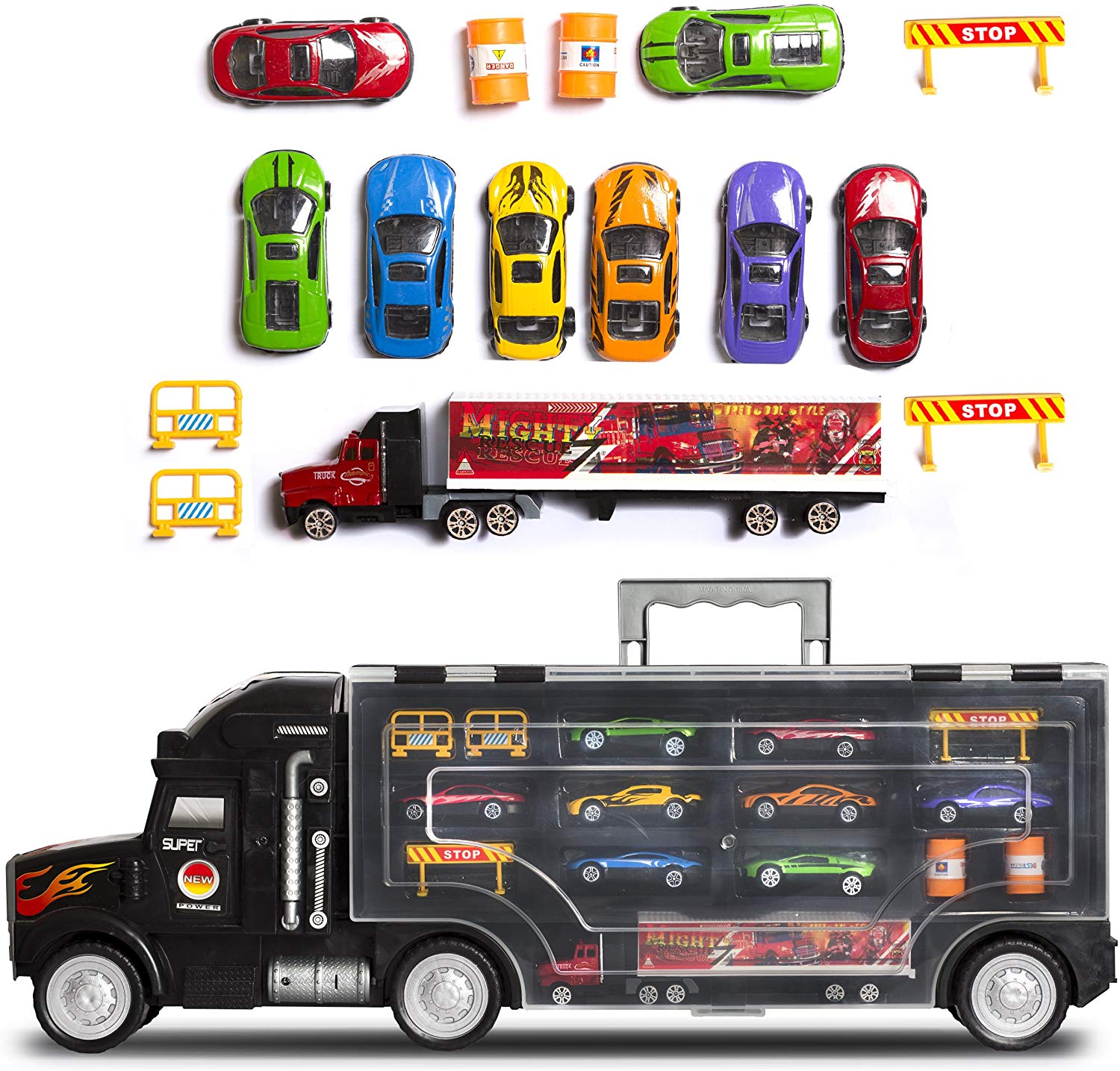 large car transporter toy