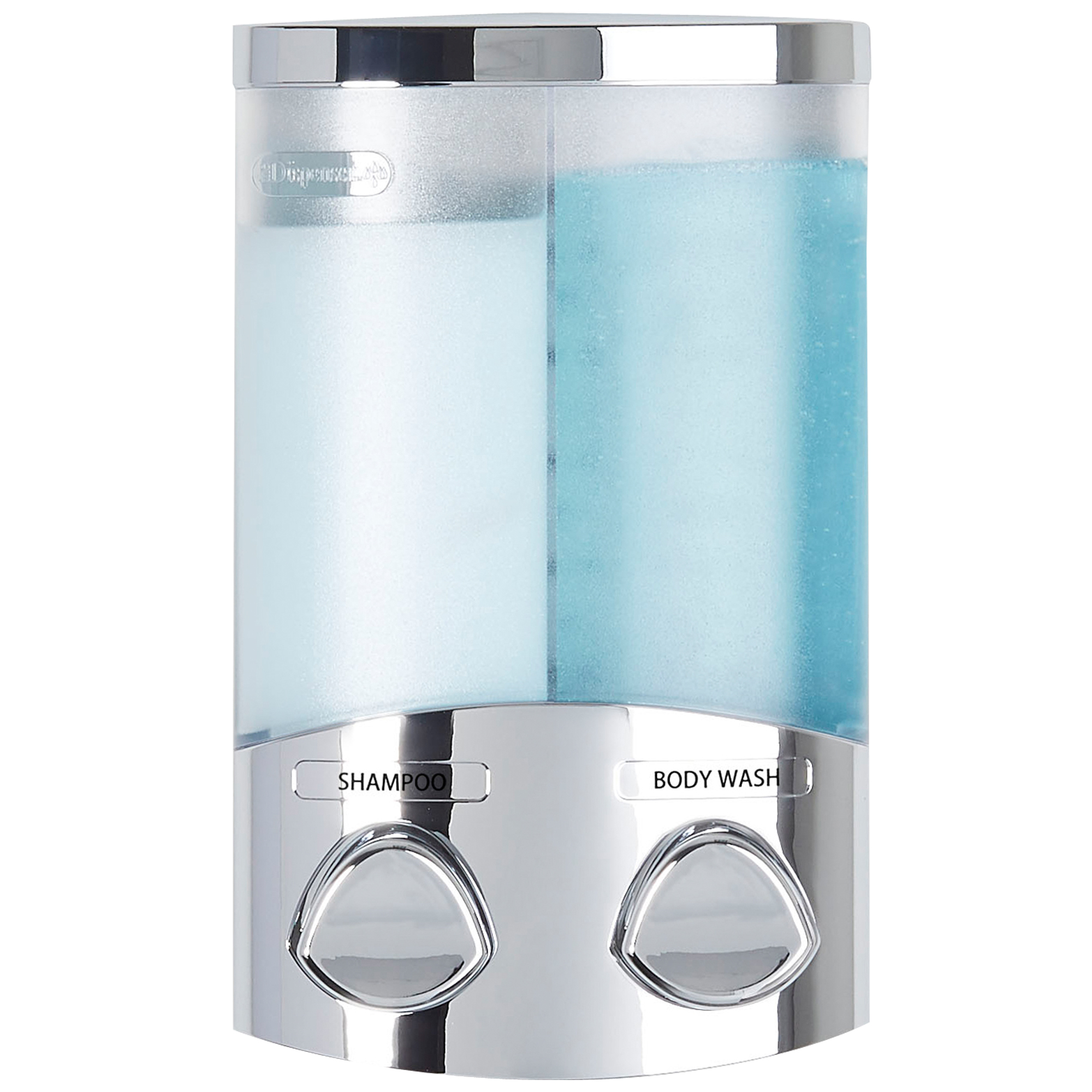 Better Living Euro DUO Soap and Shower Dispenser 2 Chamber Chrome, Silver Better Living Euro DUO Soap and Shower Dispenser 2 Chamber Chrome, Silver