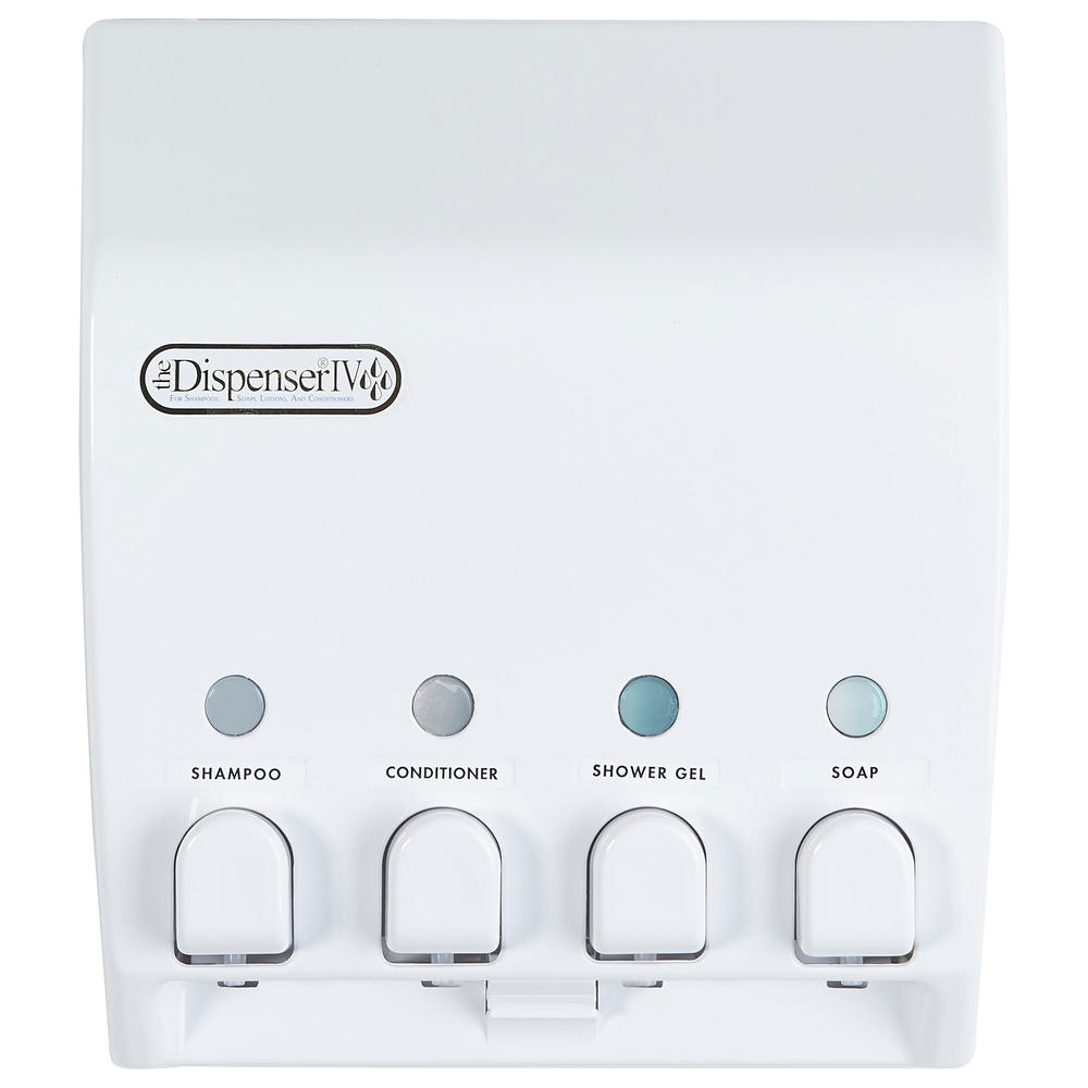 Better Living CLASSIC Soap and Shower Dispenser 4 Chamber White