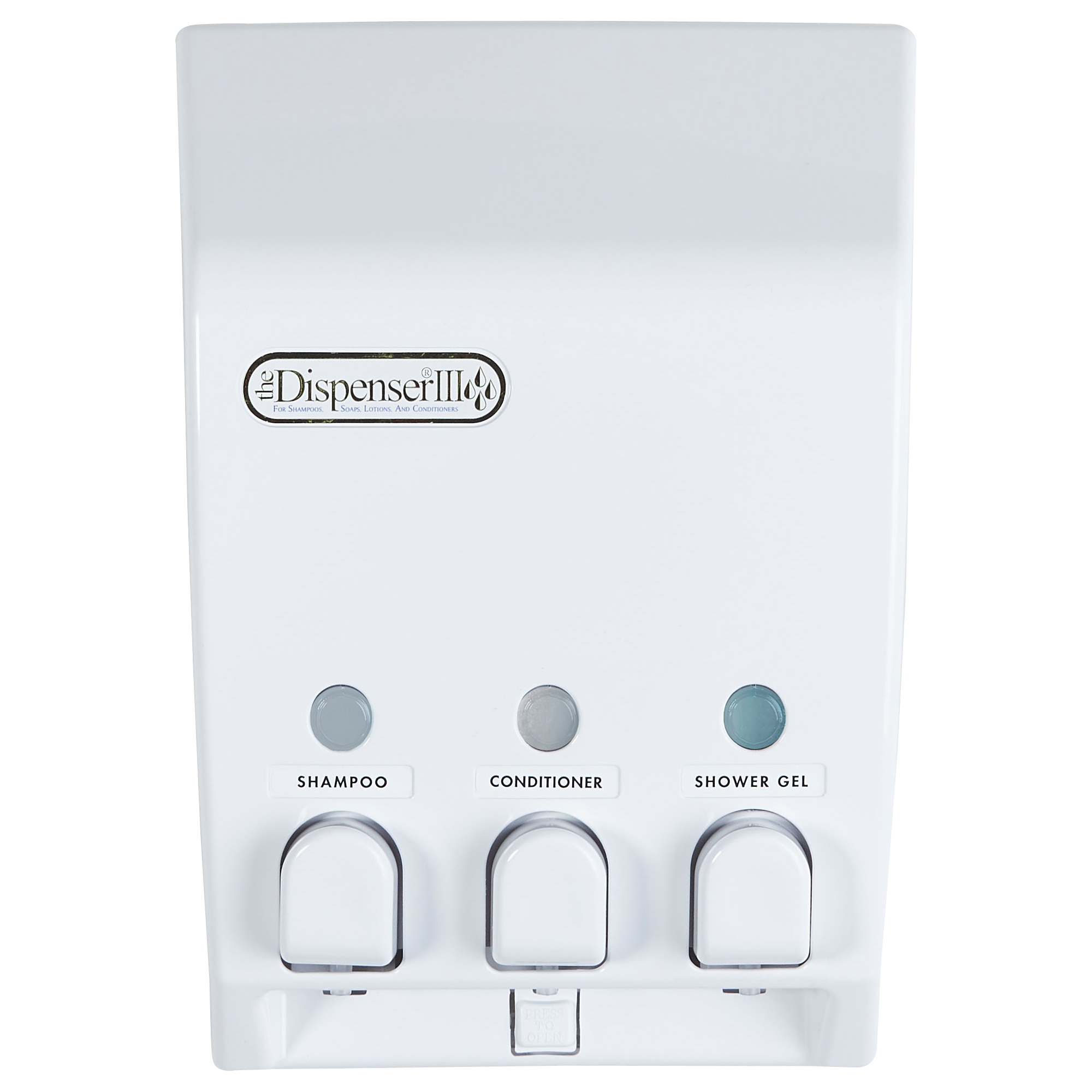 Better Living CLASSIC Soap and Shower Dispenser 3 Chamber White Better Living CLASSIC Soap and Shower Dispenser 3 Chamber White