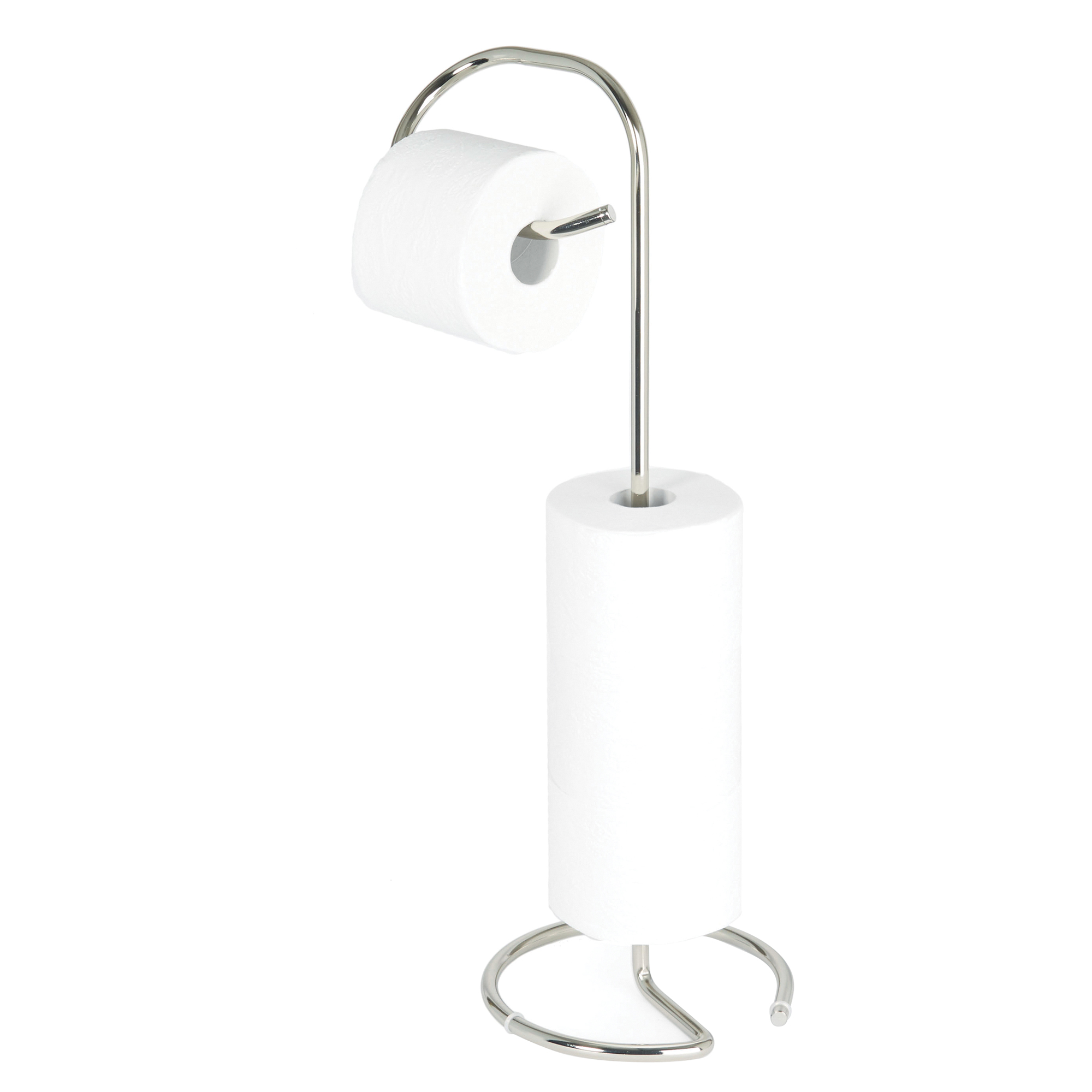 Better Living LOO Toilet Caddy Polished Nickel, Silver Better Living LOO Toilet Caddy Polished Nickel, Silver