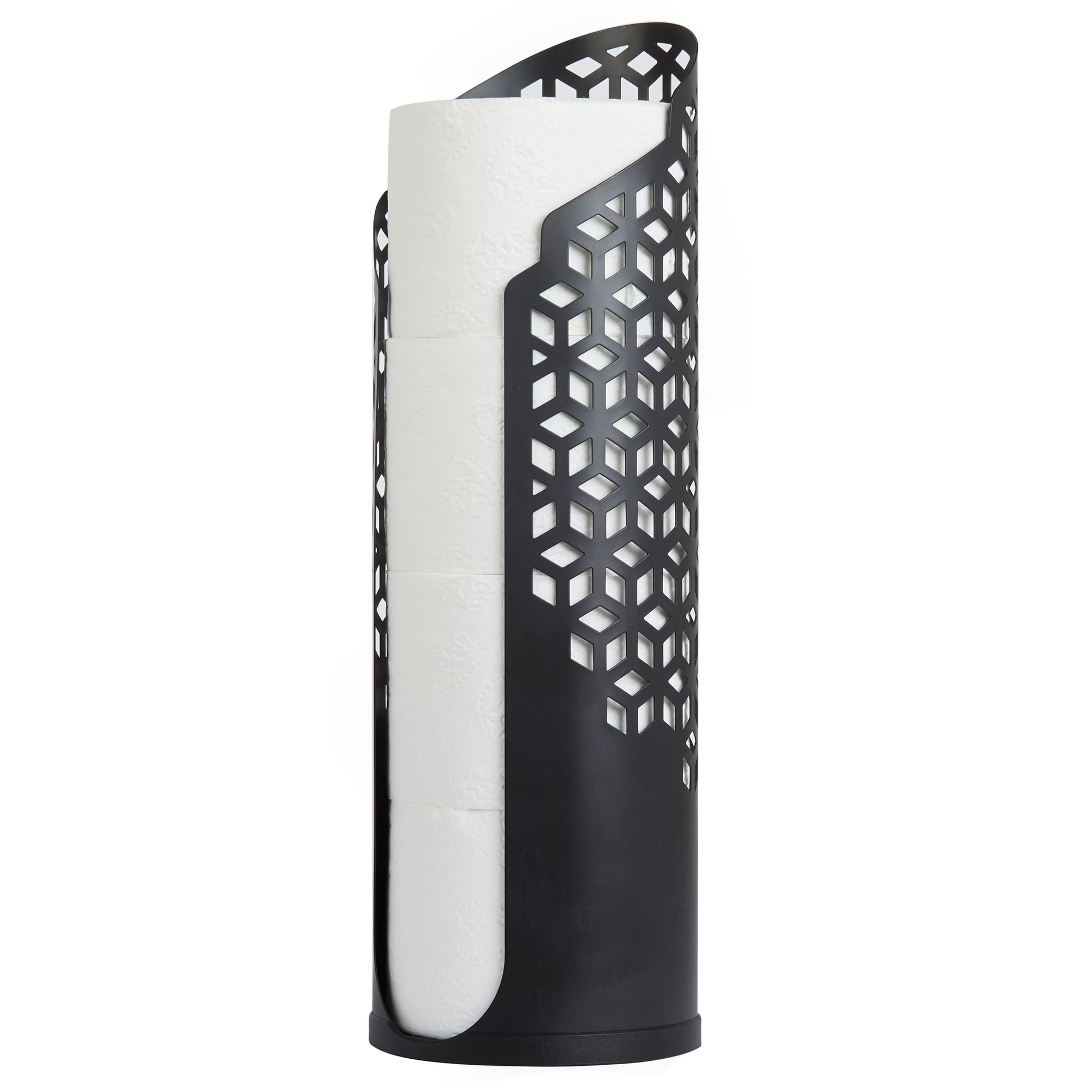 Better Living ROLLO HEXACUBE Toilet Tissue Reserve Matte Black Better Living ROLLO HEXACUBE Toilet Tissue Reserve Matte Black