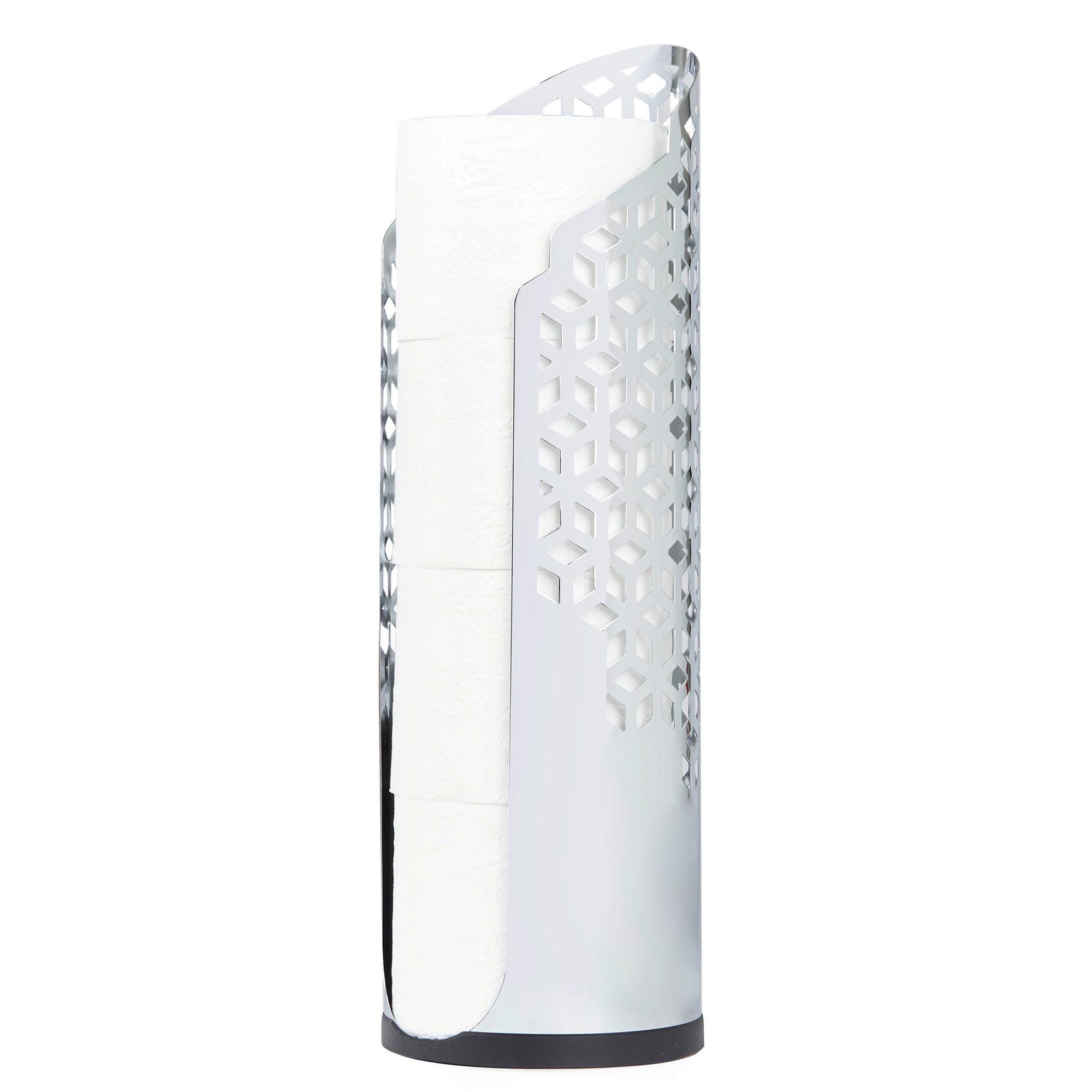 Better Living ROLLO HEXACUBE Toilet Tissue Reserve Chrome, Silver Better Living ROLLO HEXACUBE Toilet Tissue Reserve Chrome, Silver