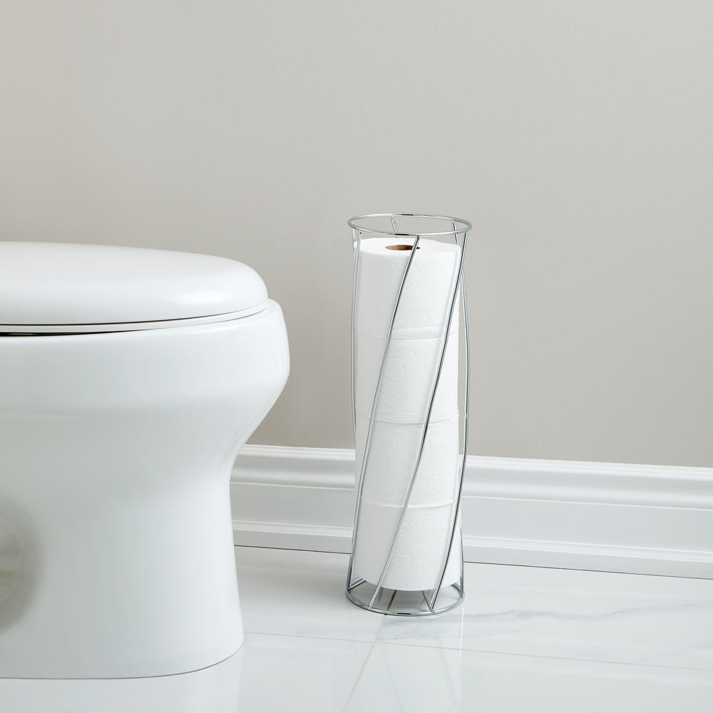 Better Living TWIST Toilet Tissue Reserve  Chrome