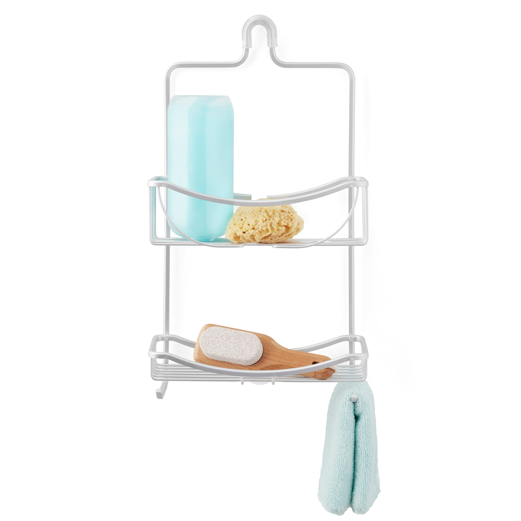 Better Living VENUS 2 Tier Shower Caddy Aluminum, Silver Better Living VENUS 2 Tier Shower Caddy Aluminum, Silver