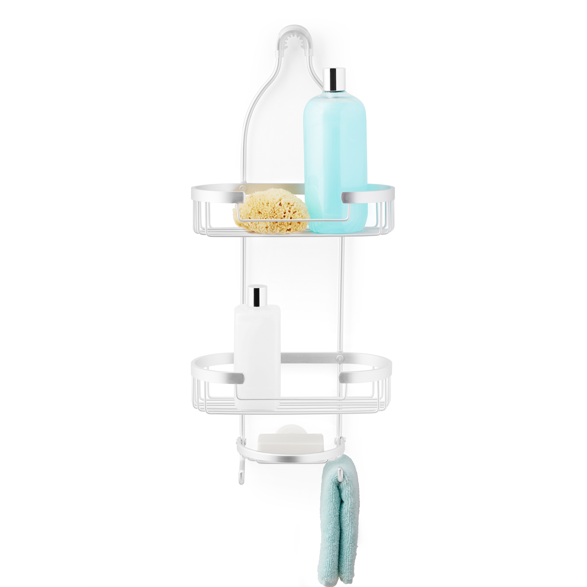 Better Living ARIES 3 Tier Shower Caddy Aluminum, Silver Better Living ARIES 3 Tier Shower Caddy Aluminum, Silver