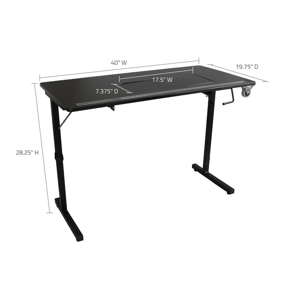 Sewingrite SewStation 101, Sewing Table by Black
