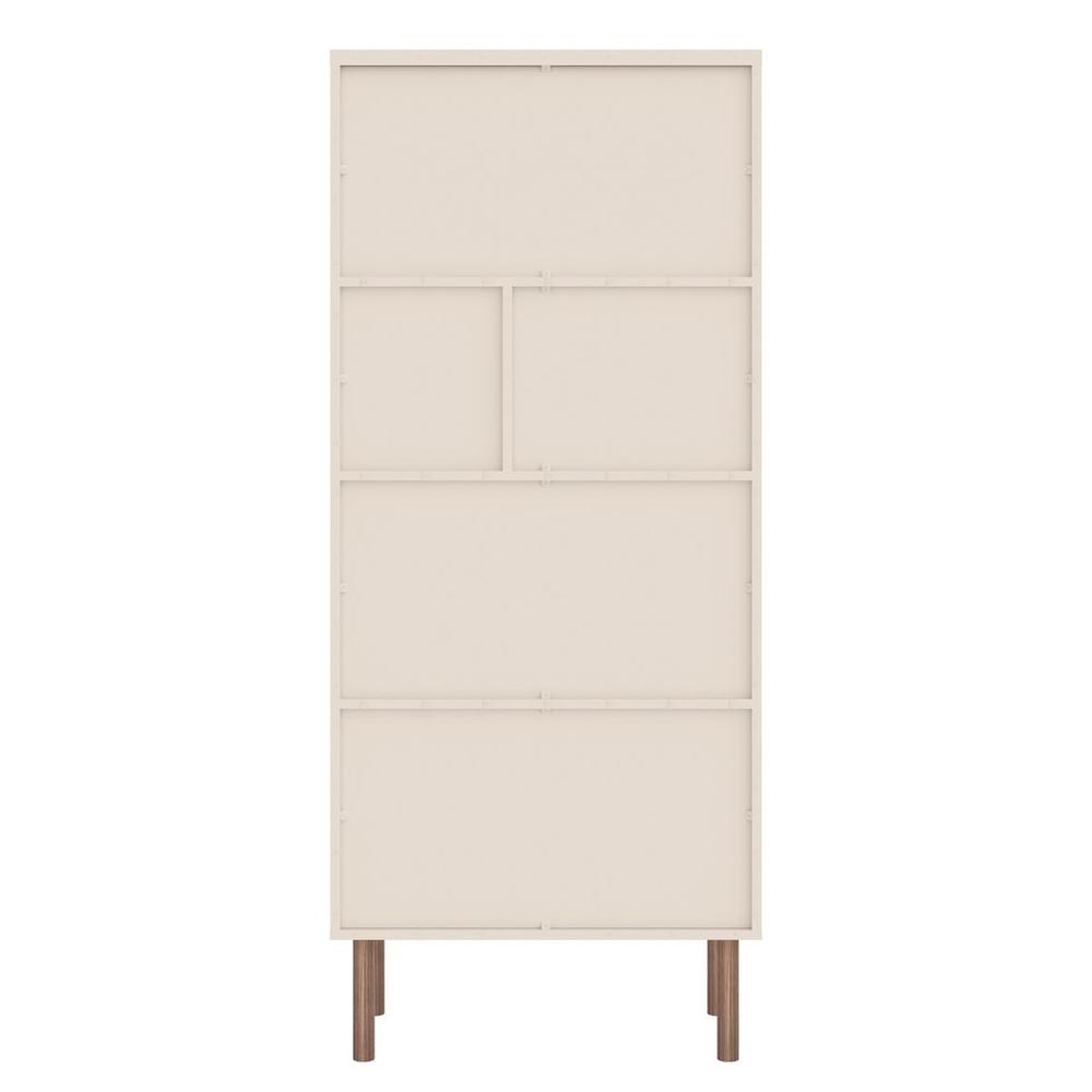 Manhattan Comfort Windsor Display Bookcase Cabinet with 5 Shelves
