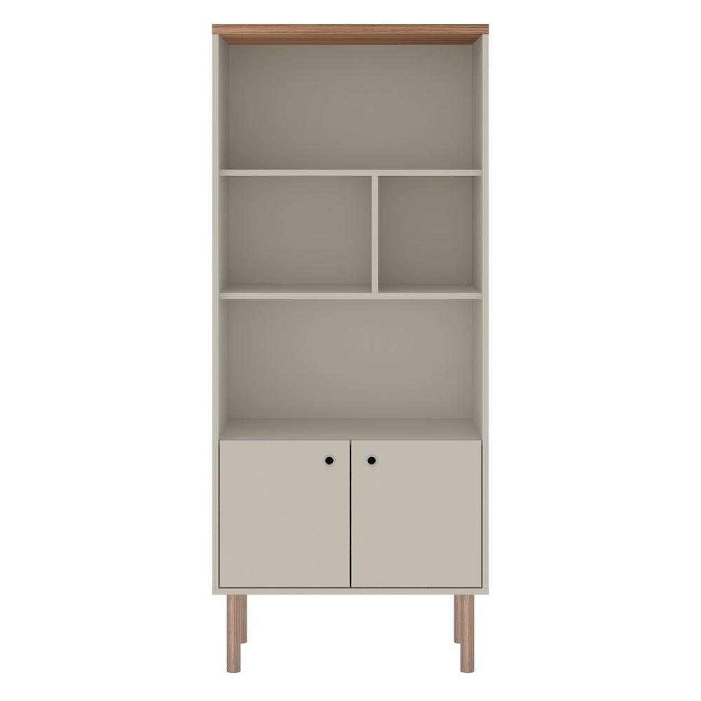 Manhattan Comfort Windsor Display Bookcase Cabinet with 5 Shelves