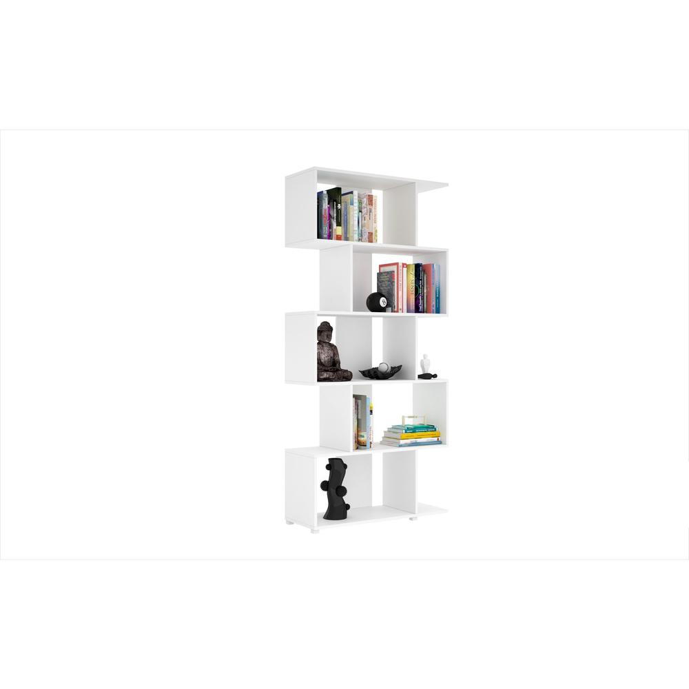 Manhattan Comfort Petrolina Z-Shelf with 5 shelves