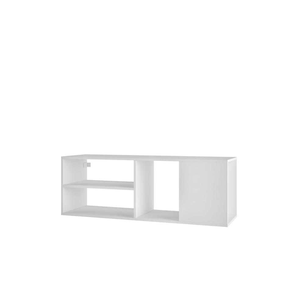 Manhattan Comfort Minetta 46" Floating TV Stand in White