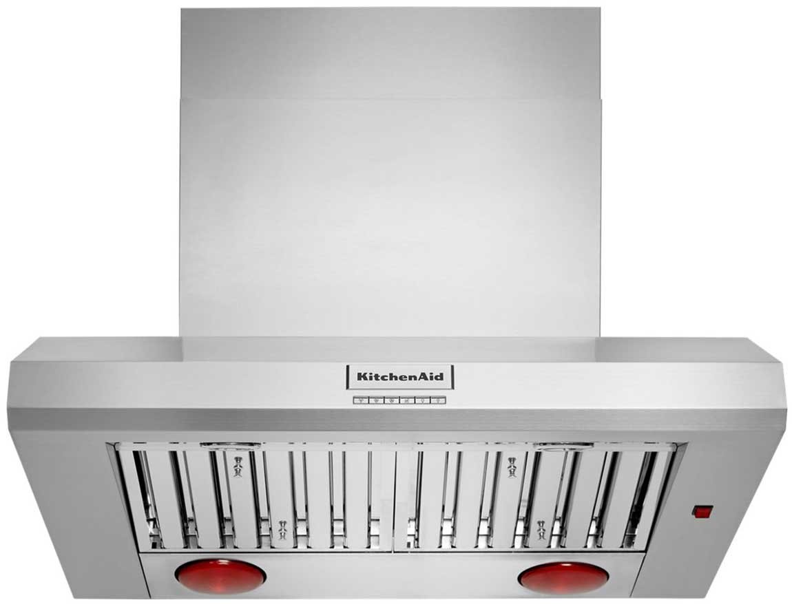 KitchenAid KVWC956KSS  36" Stainless Steel Commercial-Style Wall-Mount Canopy Range Hood -