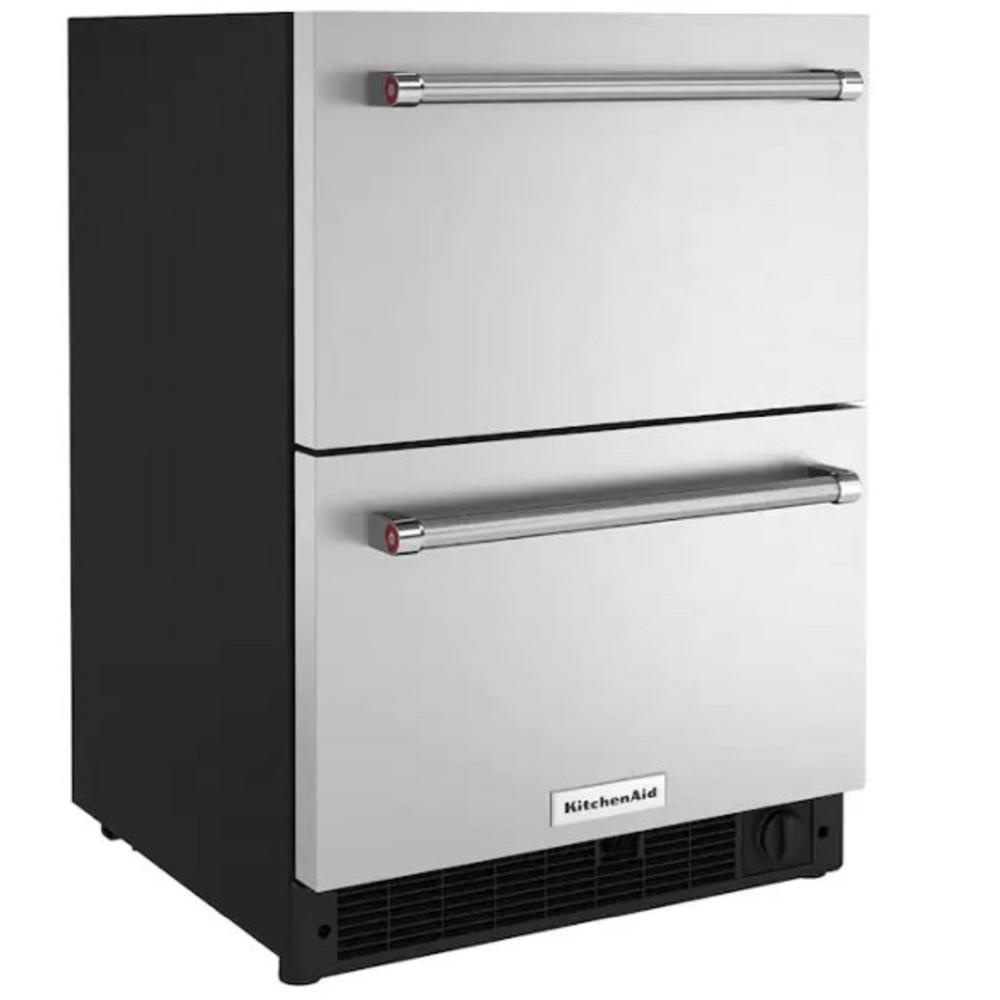 KitchenAid KUDF204KSB 24" Stainless Steel Refrigerator/Freezer Drawer