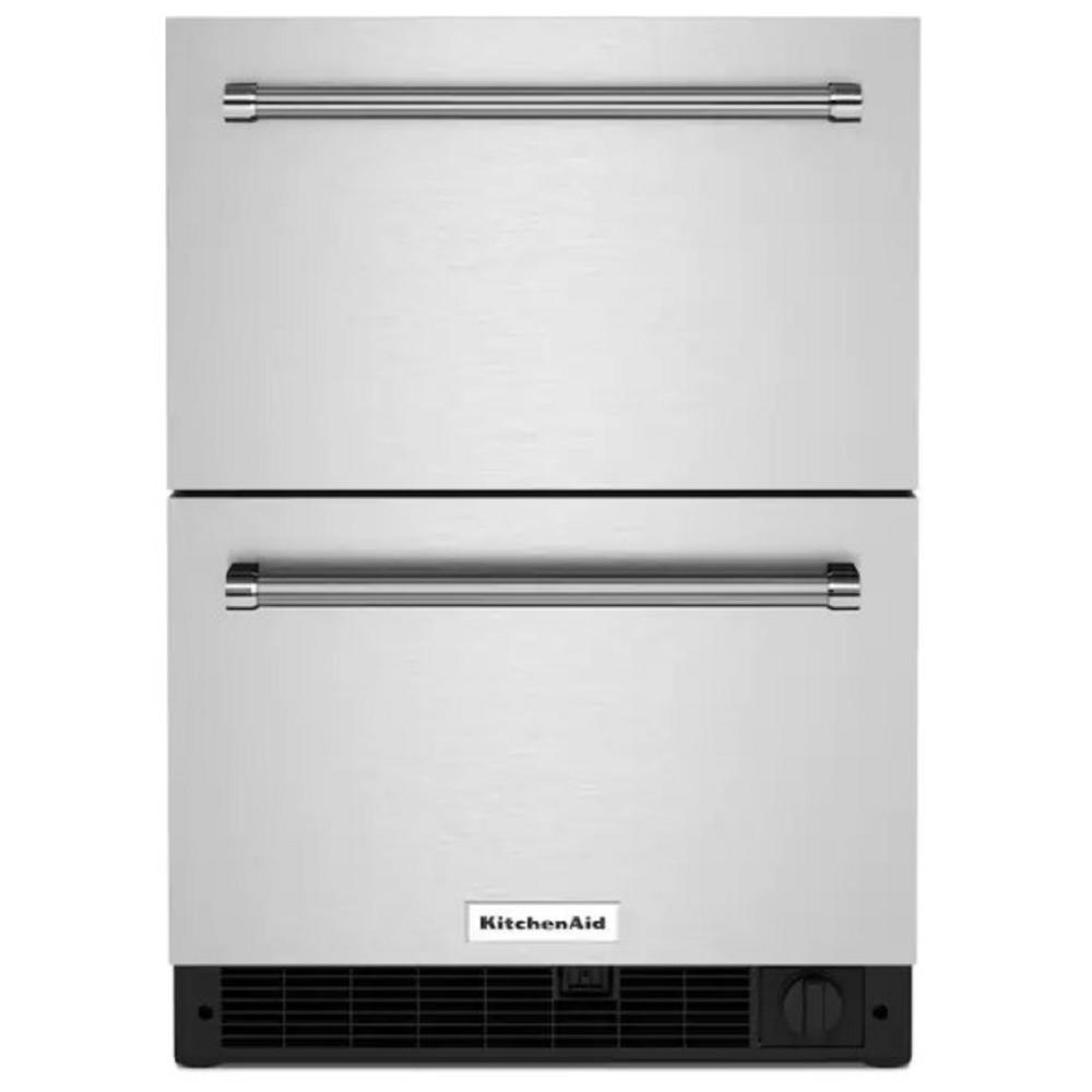 KitchenAid KUDF204KSB 24 Stainless Steel Refrigerator/Freezer Drawer