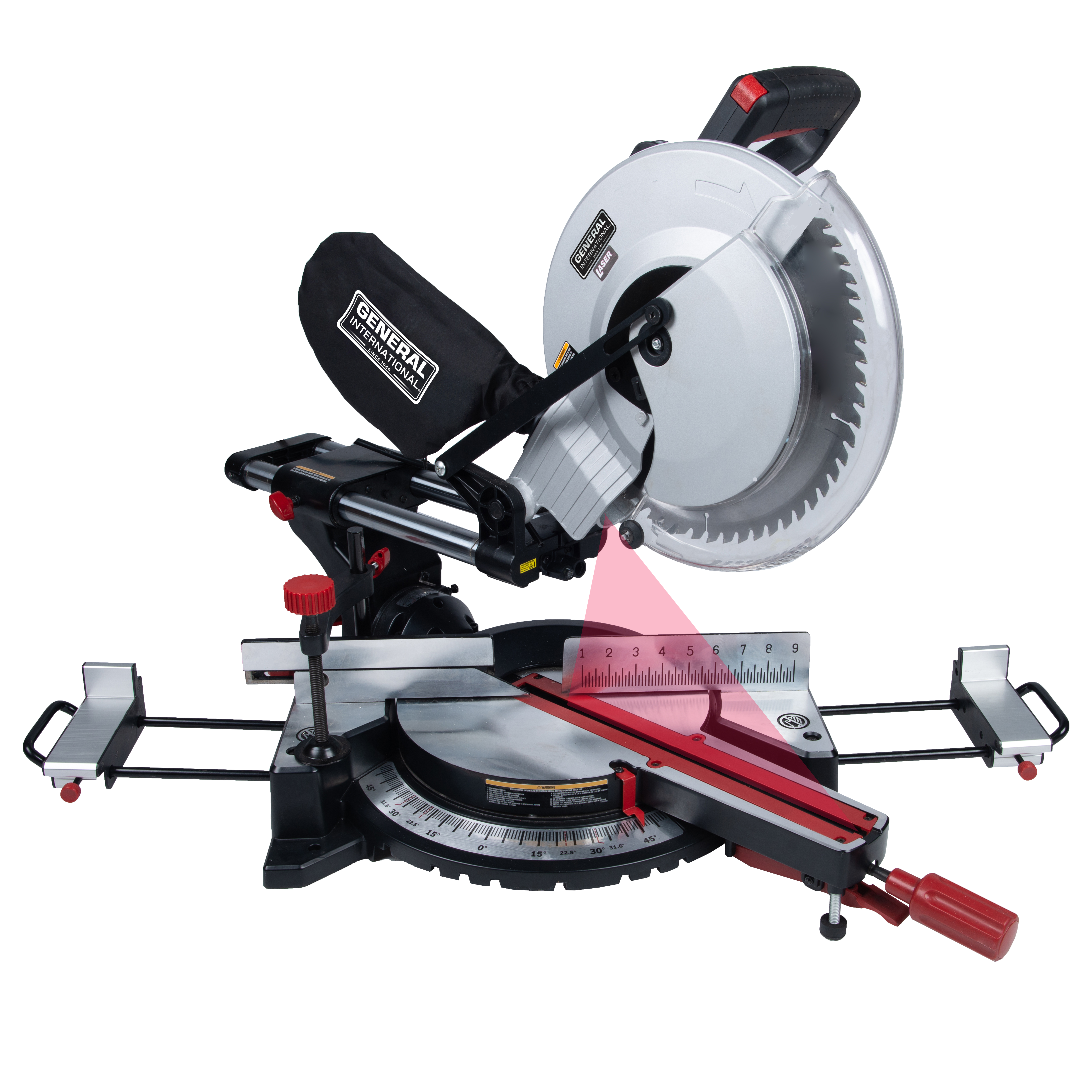 Evolution Power Tools R185SMS+ 7-1/4 Multi-Material Compound Sliding Miter  Saw Plus 