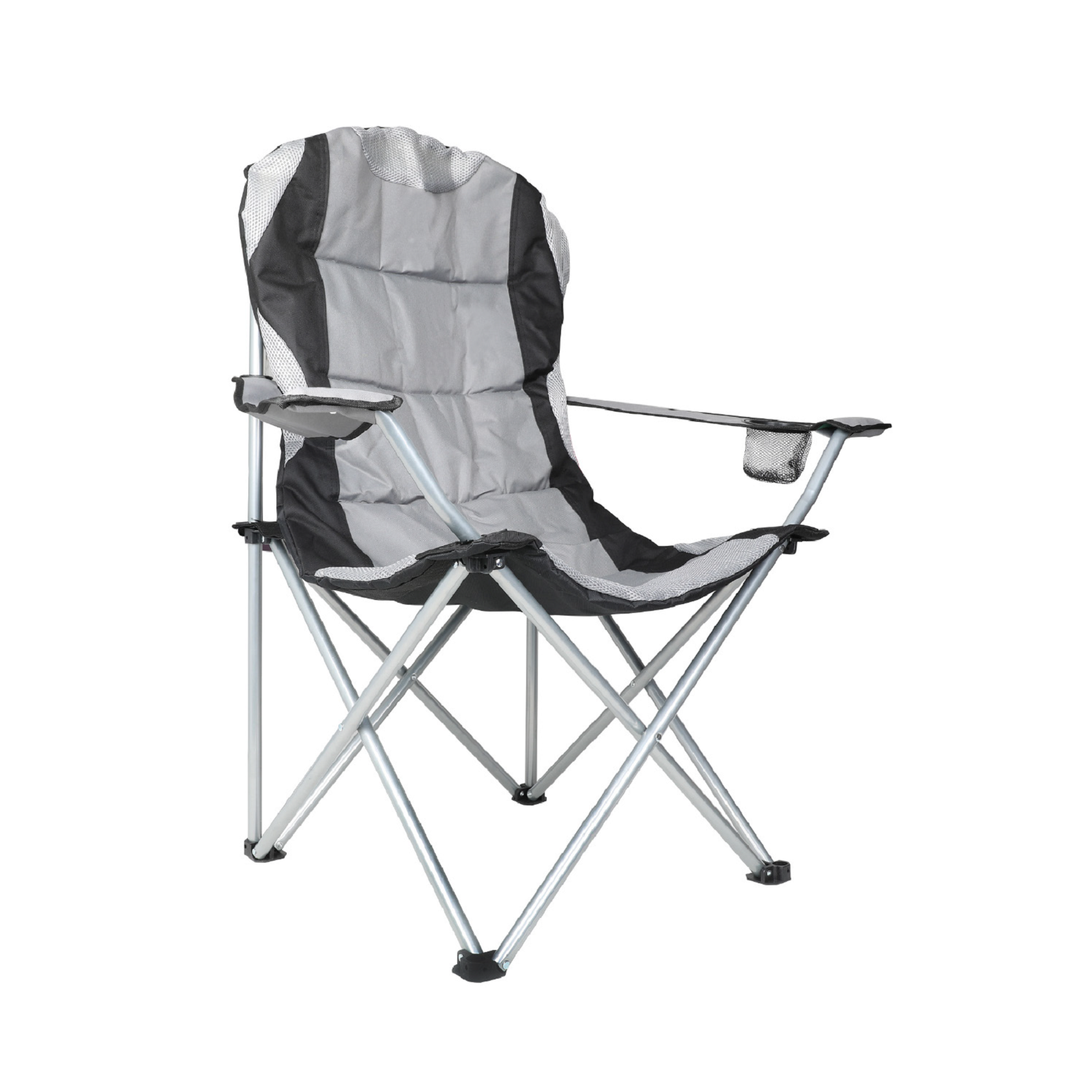 World Famous Sports Deluxe Oversized Folding Chair w/ Cup Holder and