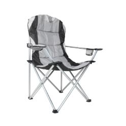 World Famous Sports Deluxe Oversized Folding Chair w/ Cup Holder and Carry Bag &#8211; Black