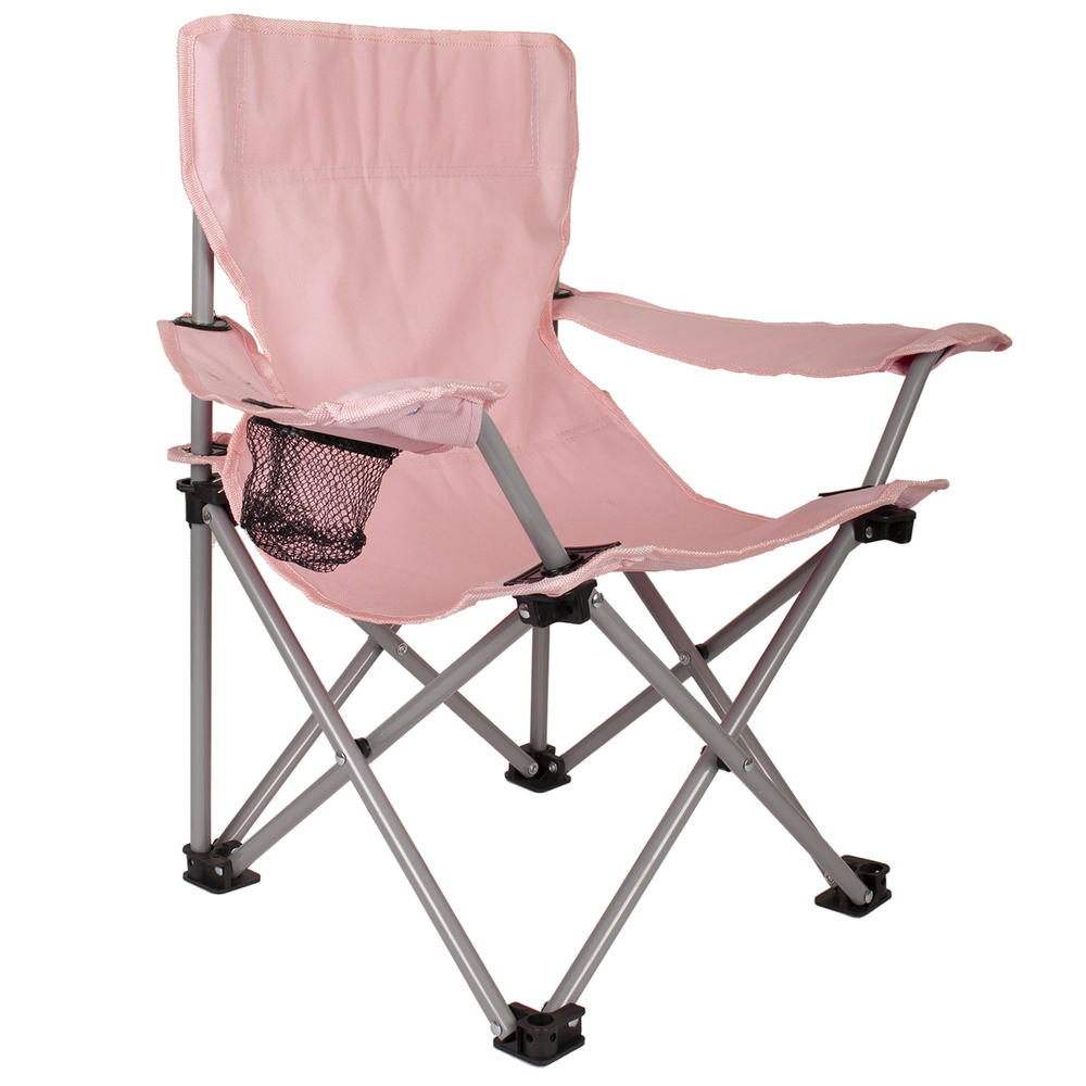 World Famous Sports Youth Folding Camping Chair - Pink