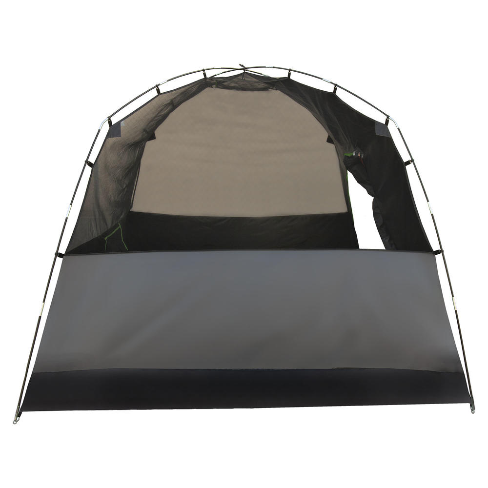 World Famous Sports 12' x 9' Blackout 8-Person Dome Camping Tent - Grey