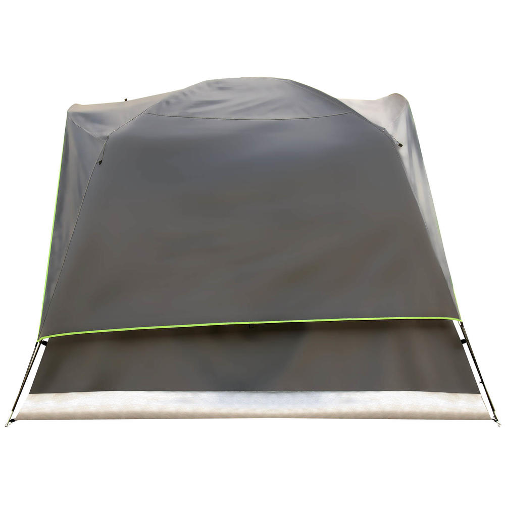 World Famous Sports 12' x 9' Blackout 8-Person Dome Camping Tent - Grey