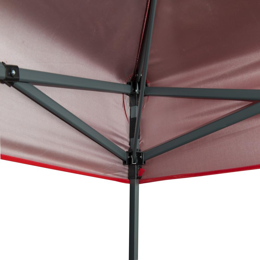 World Famous Sports 10 x10 ft. Canopy with 3 Height Options & Wheeled Storage Bag