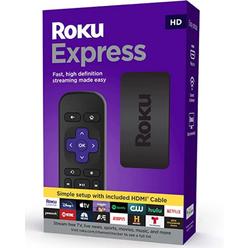 Roku Streambar Pro  4KHDHDR Streaming Media Player & cinematic Sound, All In One, includes Roku Voice Remote with Headphone Jack