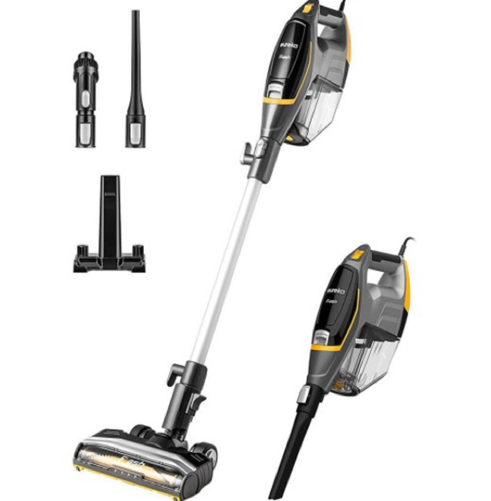 Eureka KA19P Flash Lightweight Corded Stick Vacuum, Black