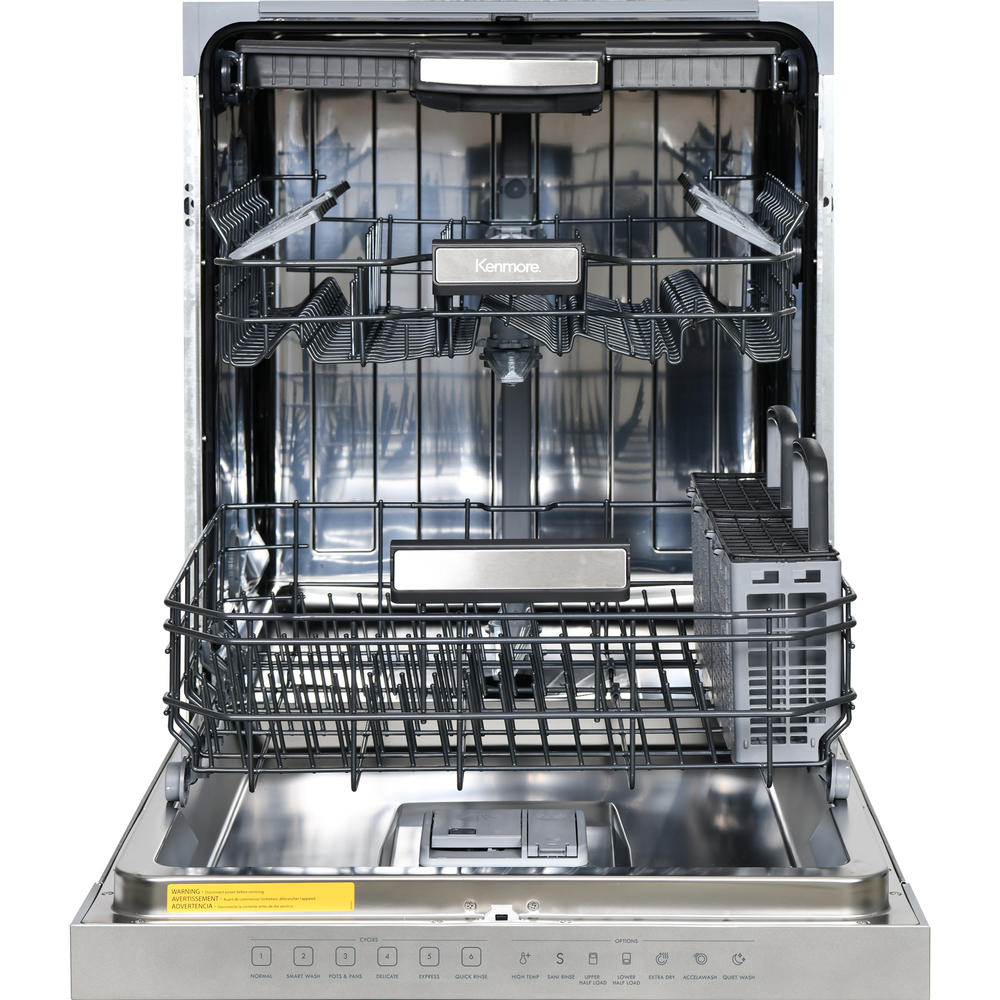Kenmore 22-14605 14605 24" Built-in Dishwasher with UltraWash&#174; Plus System and TurboDry&#8482; &#8211; Stainless Steel w/ Fingerprint Resistance