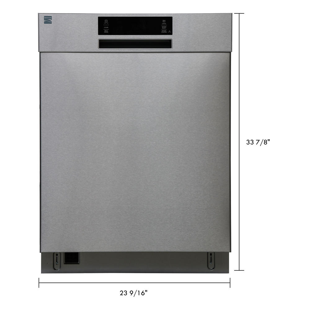 Kenmore 22-14595  14595 24" Built-in Dishwasher with UltraWash&#174; System and SmartWash&#174; &#8211; Stainless Steel w/ Fingerprint Resistance
