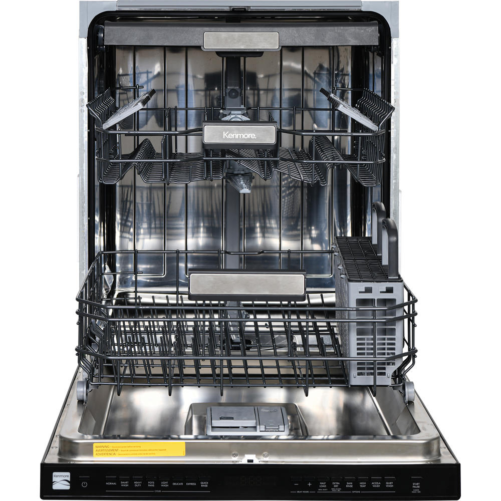 Kenmore 22-14629 14629 24" Built-in Dishwasher with UltraWash&#174; Plus System and Removable 3rd Rack &#8211; Black