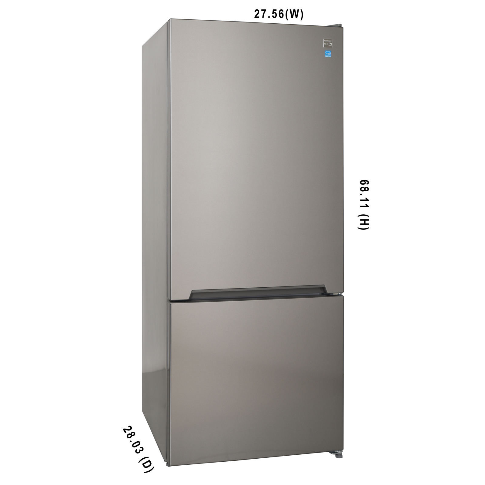 Thumbnail for 15.1 cu. ft. Bottom Freezer Refrigerator, ENERGY STAR®  Fingerprint Resistant Stainless Steel