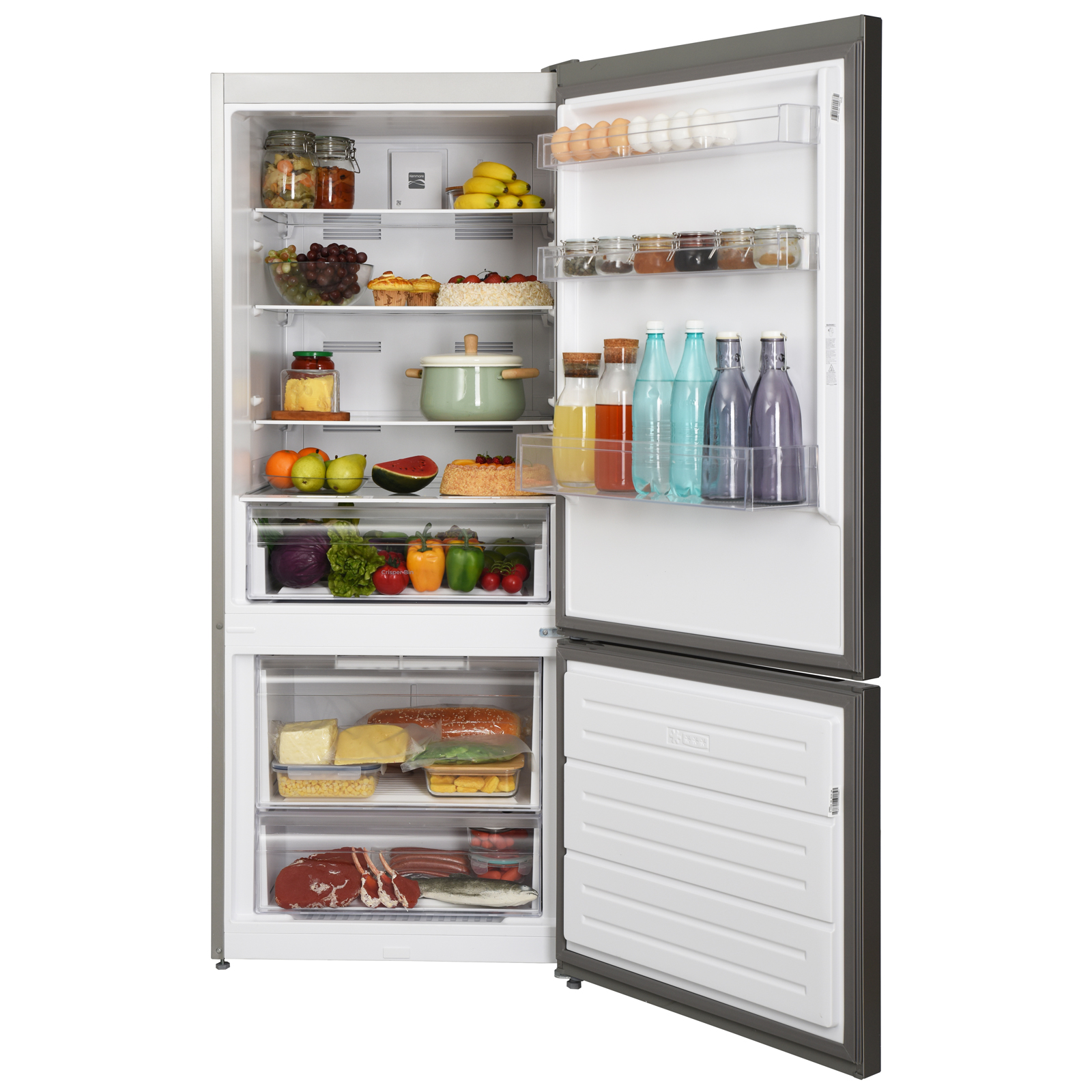 Thumbnail for 15.1 cu. ft. Bottom Freezer Refrigerator, ENERGY STAR®  Fingerprint Resistant Stainless Steel