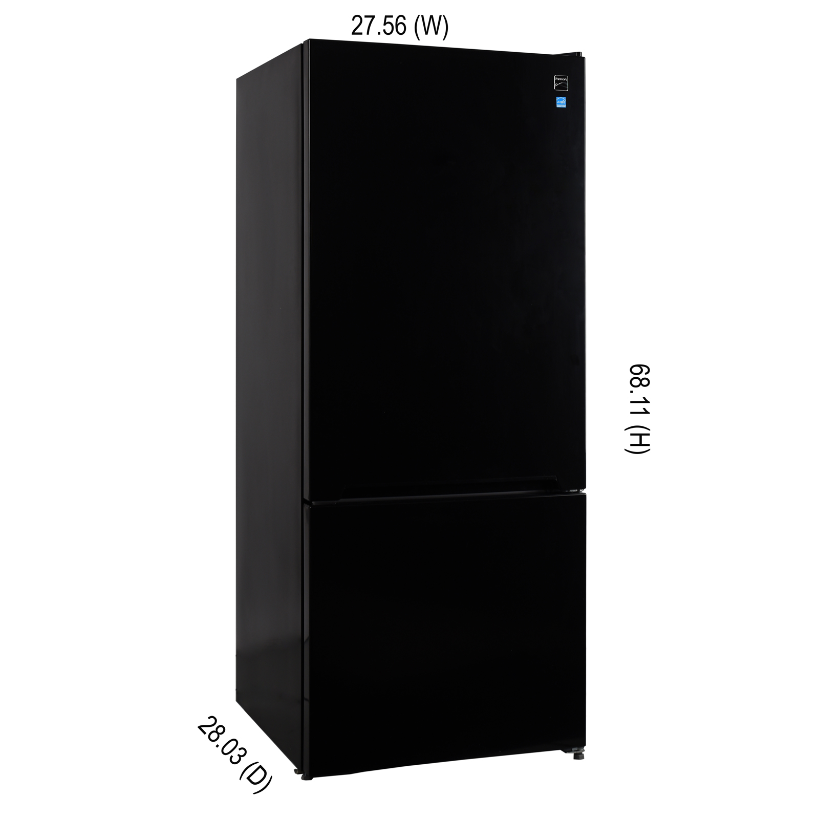 Thumbnail for 15.1 cu. ft. Bottom Freezer Refrigerator, ENERGY STAR®  Black