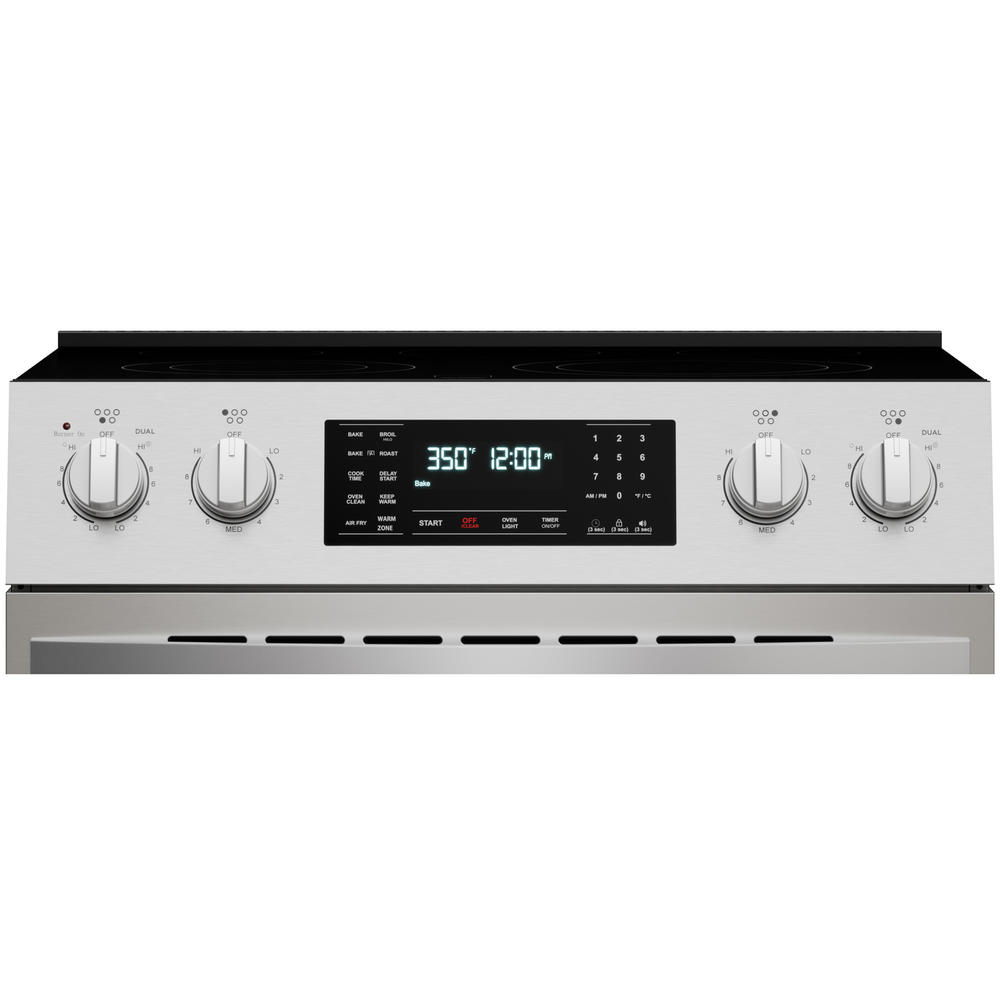 Kenmore 95163  4.8 cu. ft. Front-Control Electric Range with True Convection & Air Fry &#8211; Stainless Steel