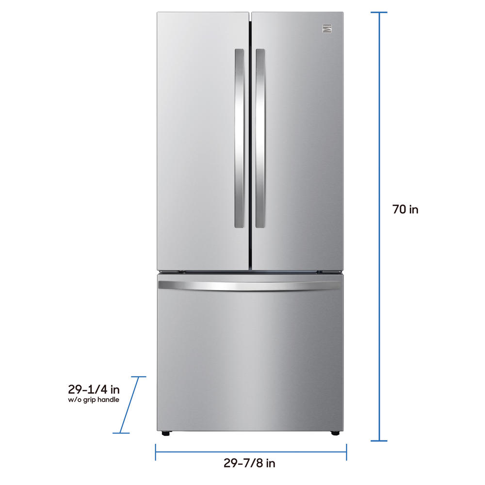 Kenmore 75525  17.5 cu. ft. French Door Refrigerator &#8211; Fingerprint-Resistant Stainless Steel