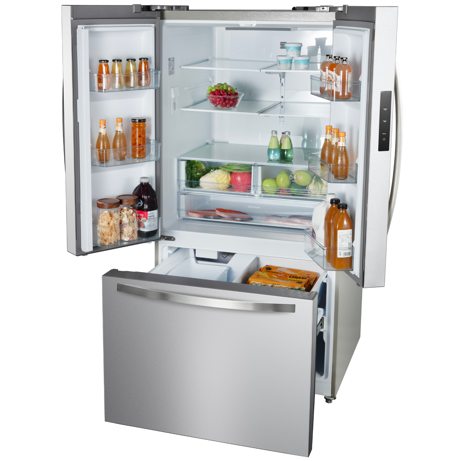 Thumbnail for 27.4 cu. ft. French Door Refrigerator  Fingerprint-Resistant Stainless Steel
