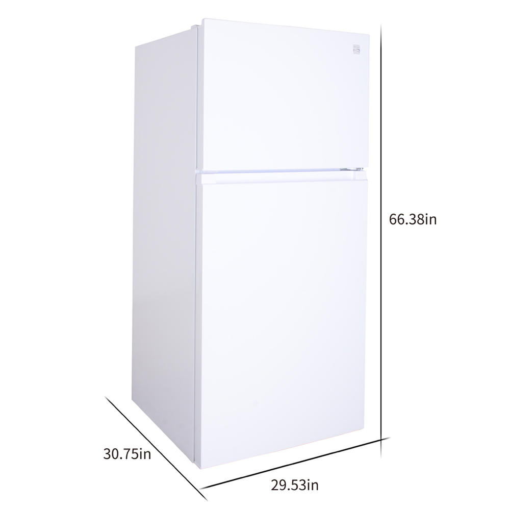 Kenmore 72312 18.1 cu. ft. Top Freezer Refrigerator with Icemaker White