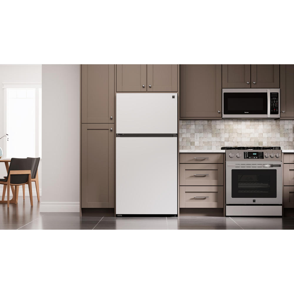 Kenmore 71332  20.4 cu. ft. Top Freezer Refrigerator w/ Icemaker, 33" Wide &#8211; White