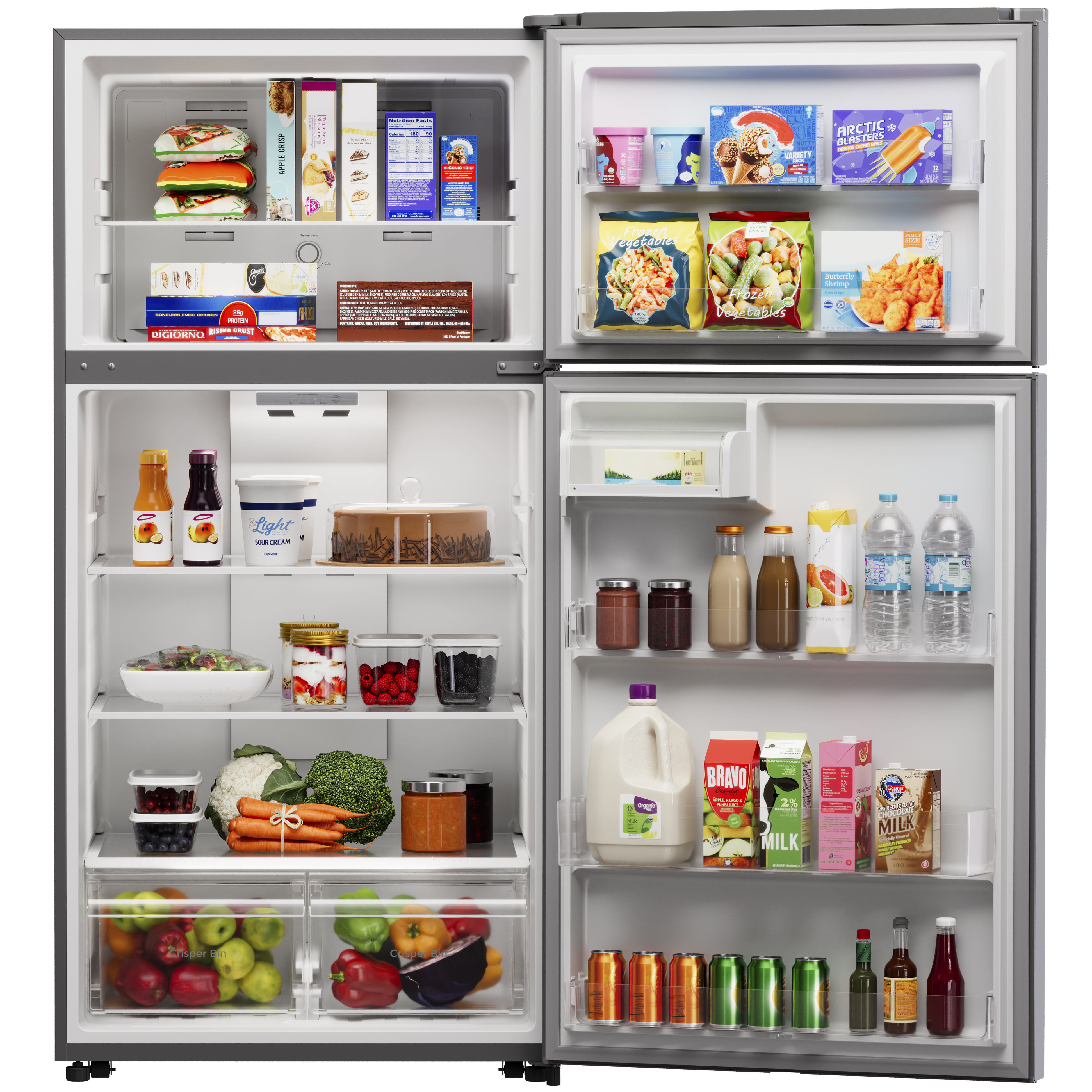 Thumbnail for 25 cu. ft. Top Freezer Refrigerator  Stainless Steel