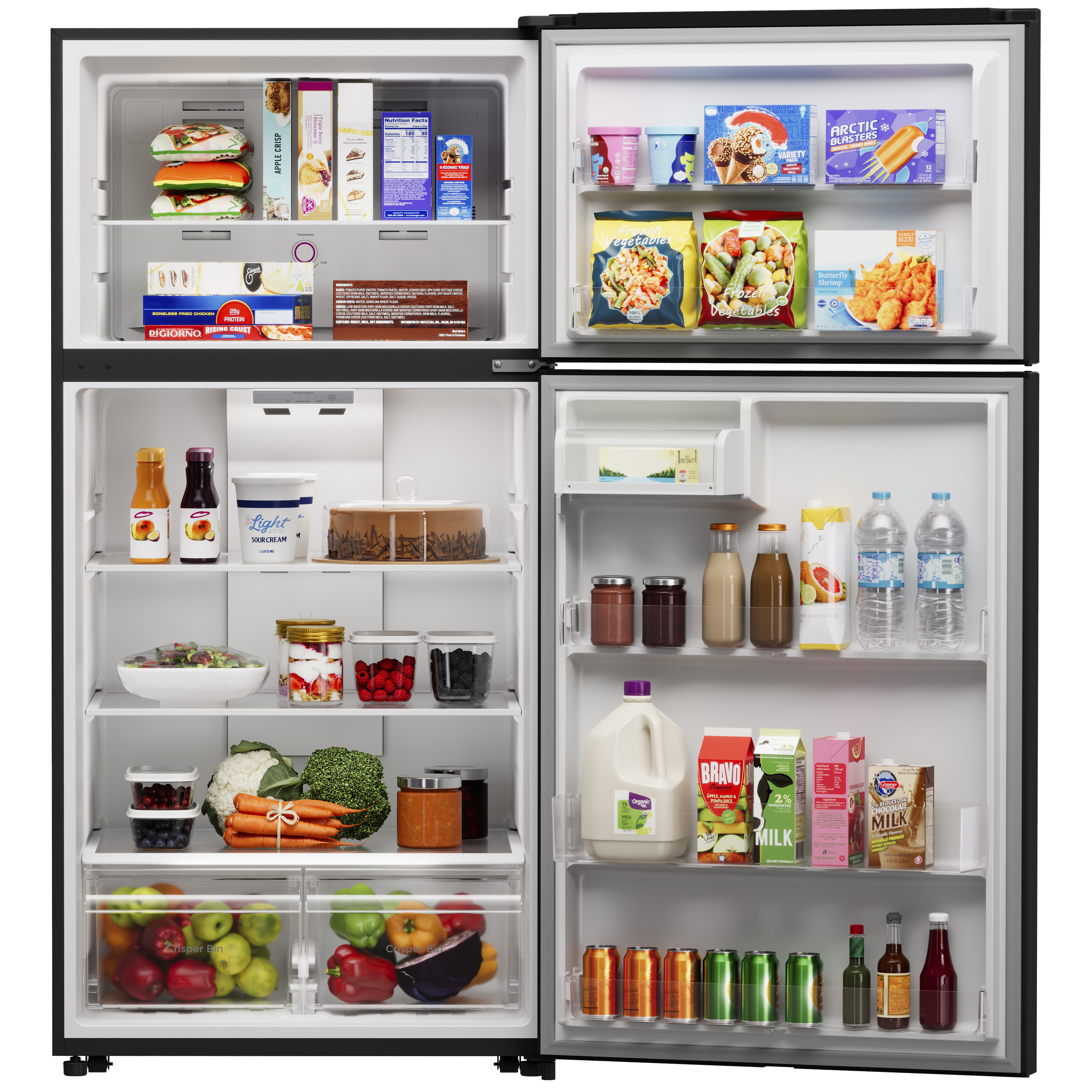 Thumbnail for 25 cu. ft. Top Freezer Refrigerator  Black