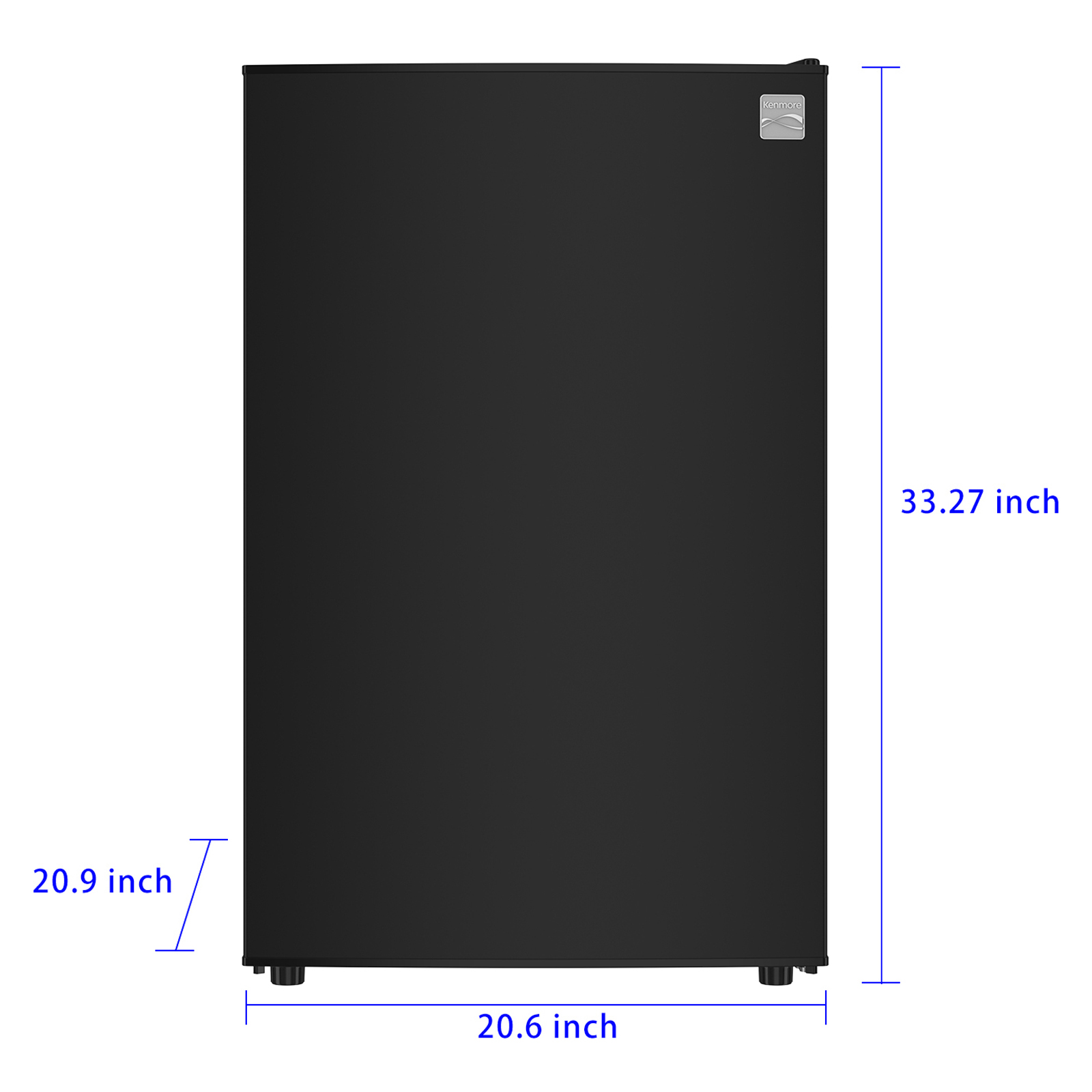 Thumbnail for 4.5 cu. ft. Compact Refrigerator with Chiller Compartment, Glass Shelves & Can Rack  Black