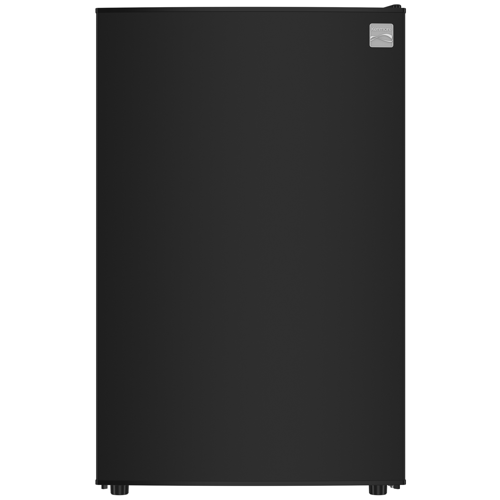 4.5 cu. ft. Compact Refrigerator with Chiller Compartment, Glass Shelves & Can Rack  Black