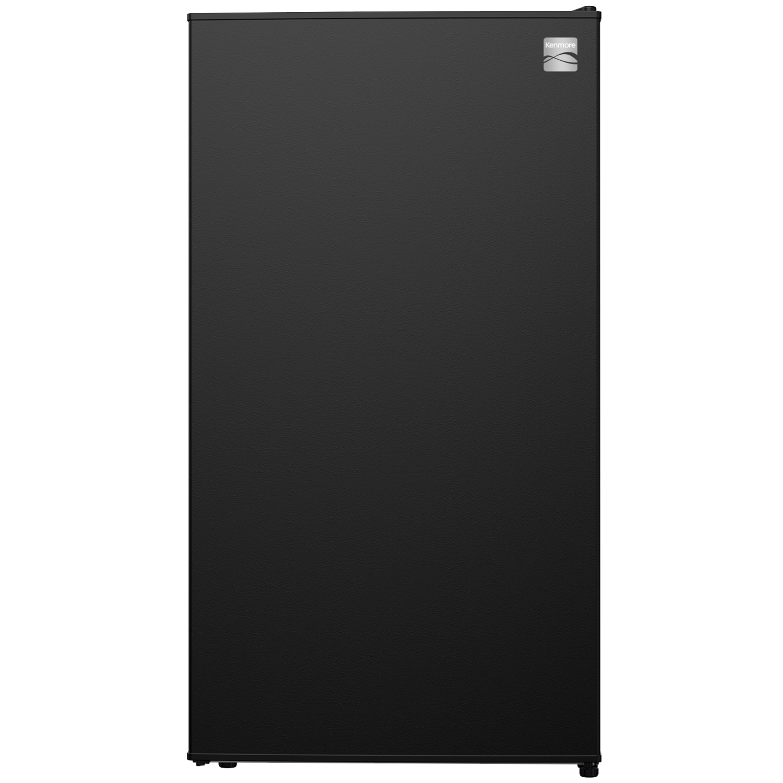 3.5 cu. ft. Compact Refrigerator with Chiller Compartment, Glass Shelves & Can Rack  Black