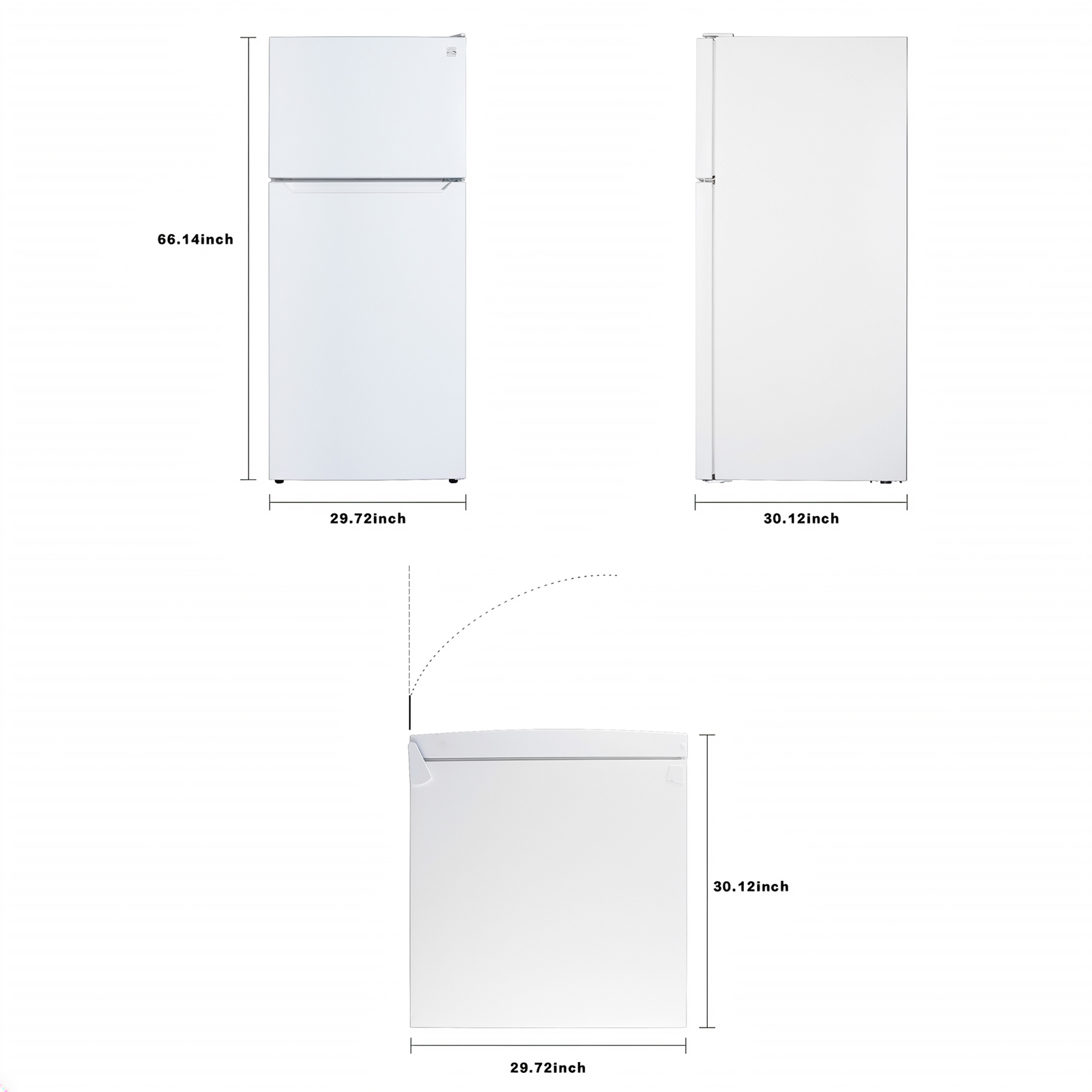 Thumbnail for 18.1 cu. ft. Top Freezer Refrigerator, Garage-Ready with Icemaker, ENERGY STAR®  White