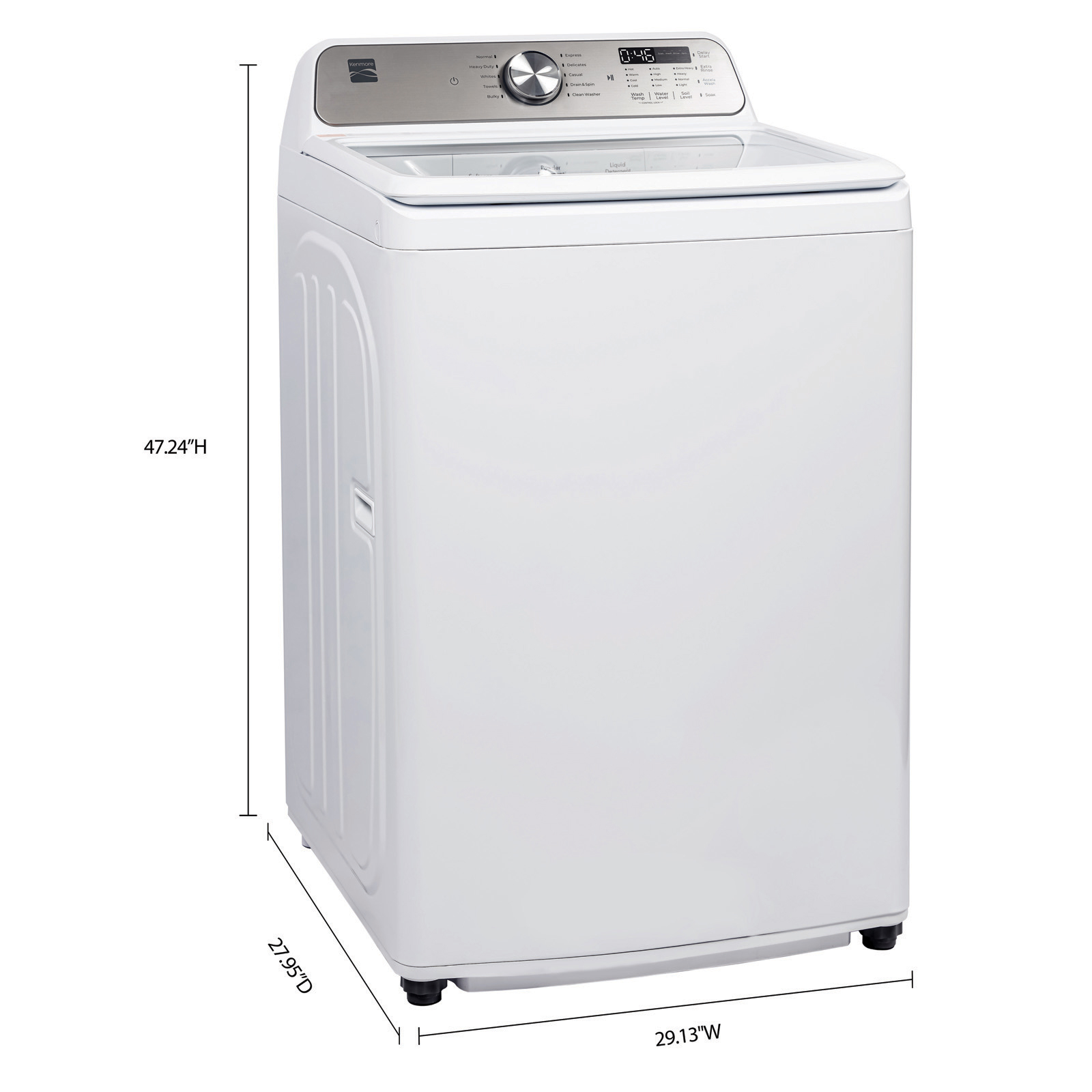 Thumbnail for 4.1 cu. ft. Top-Load Washer with Triple Action® Agitator  White