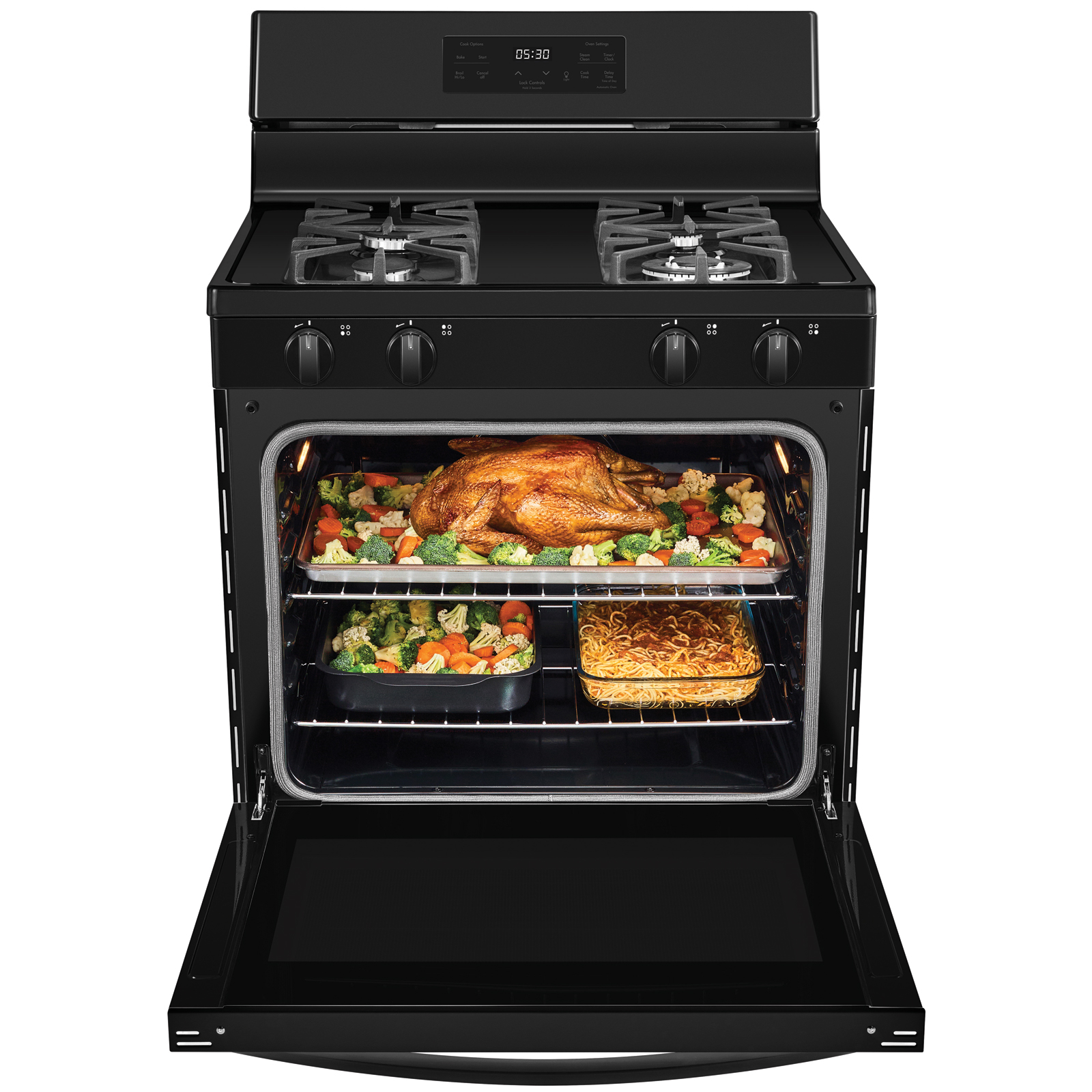 Thumbnail for 5.2 cu. ft. Gas Range with Steam Clean  Black
