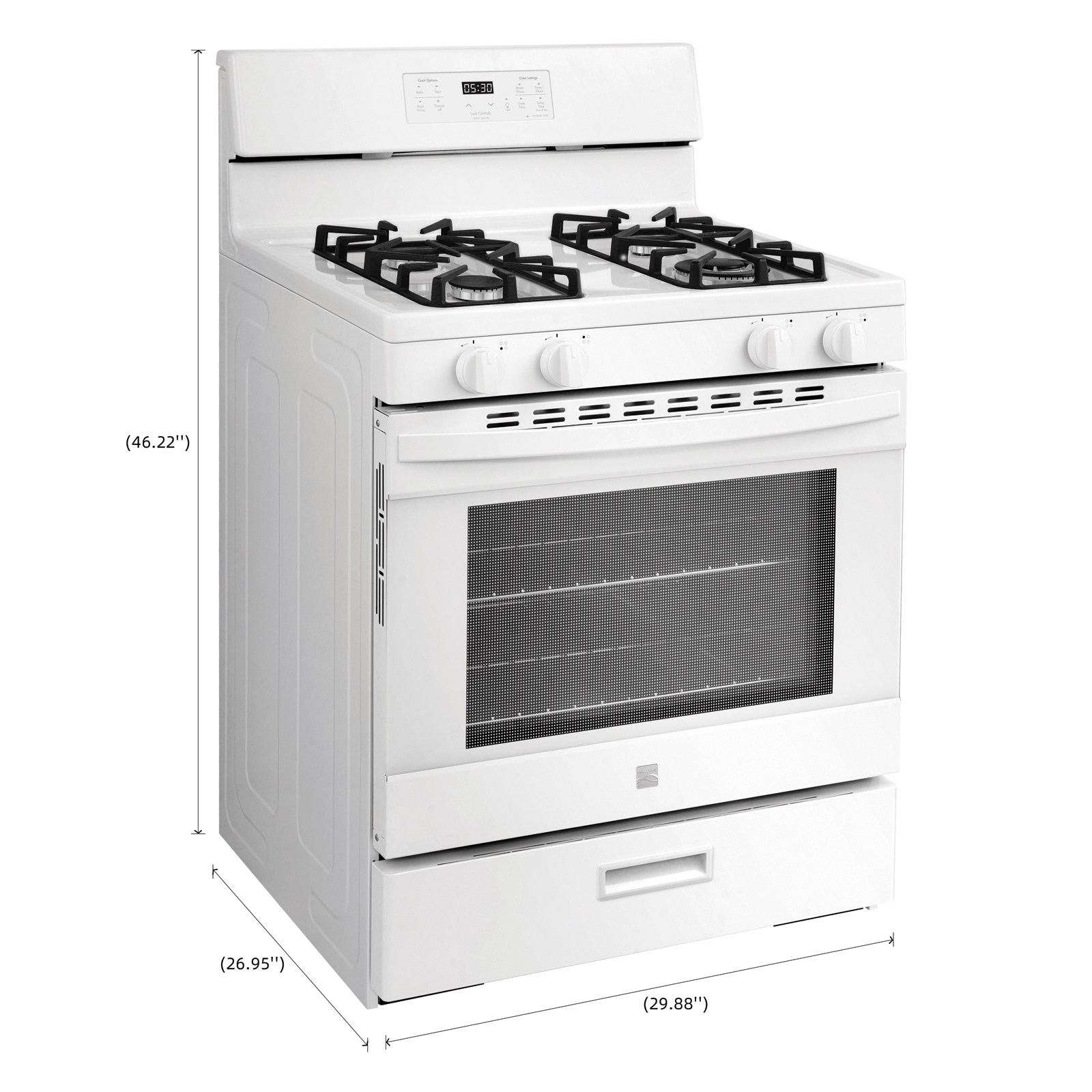 Thumbnail for 5.2 cu. ft. Gas Range with Steam Clean  White